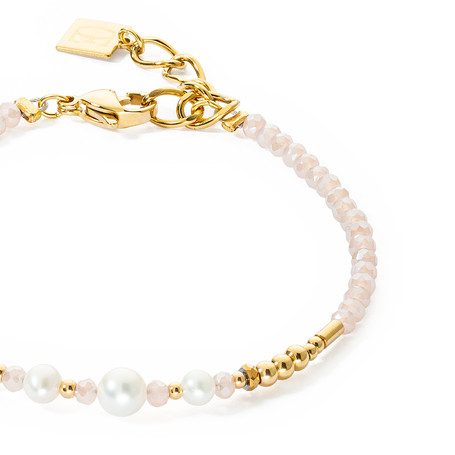 Bracelet Drops Freshwater Pearls gold