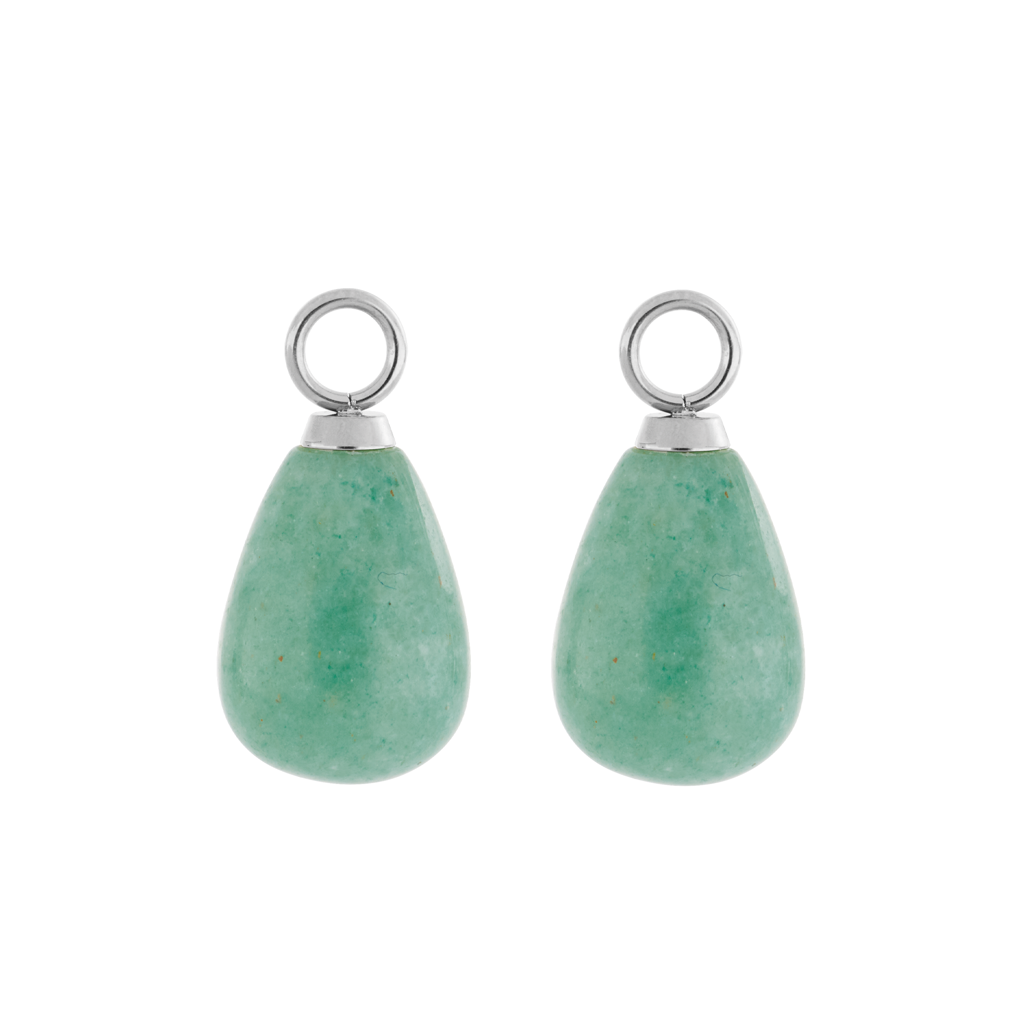 EAR ME UP Charm Drops Silver-Green