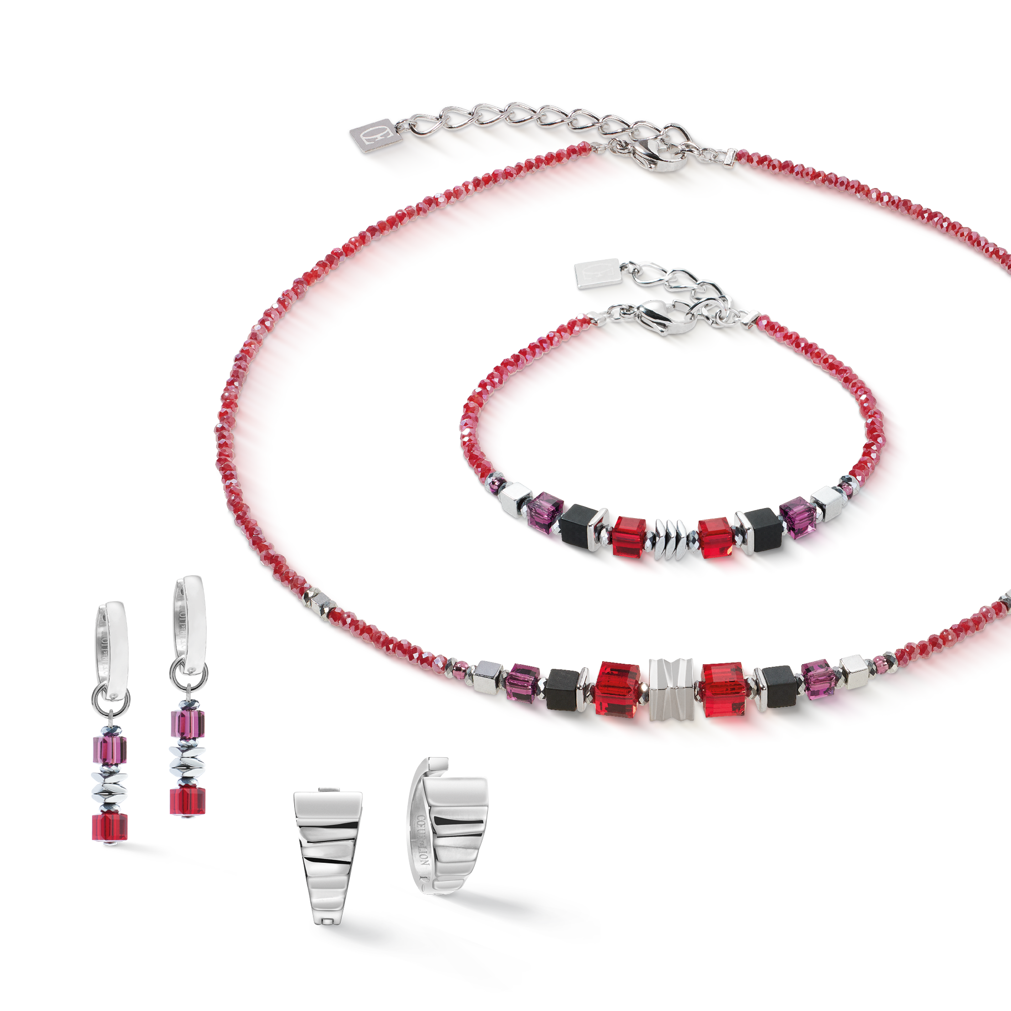 Advent Calendar Wave Festive silver