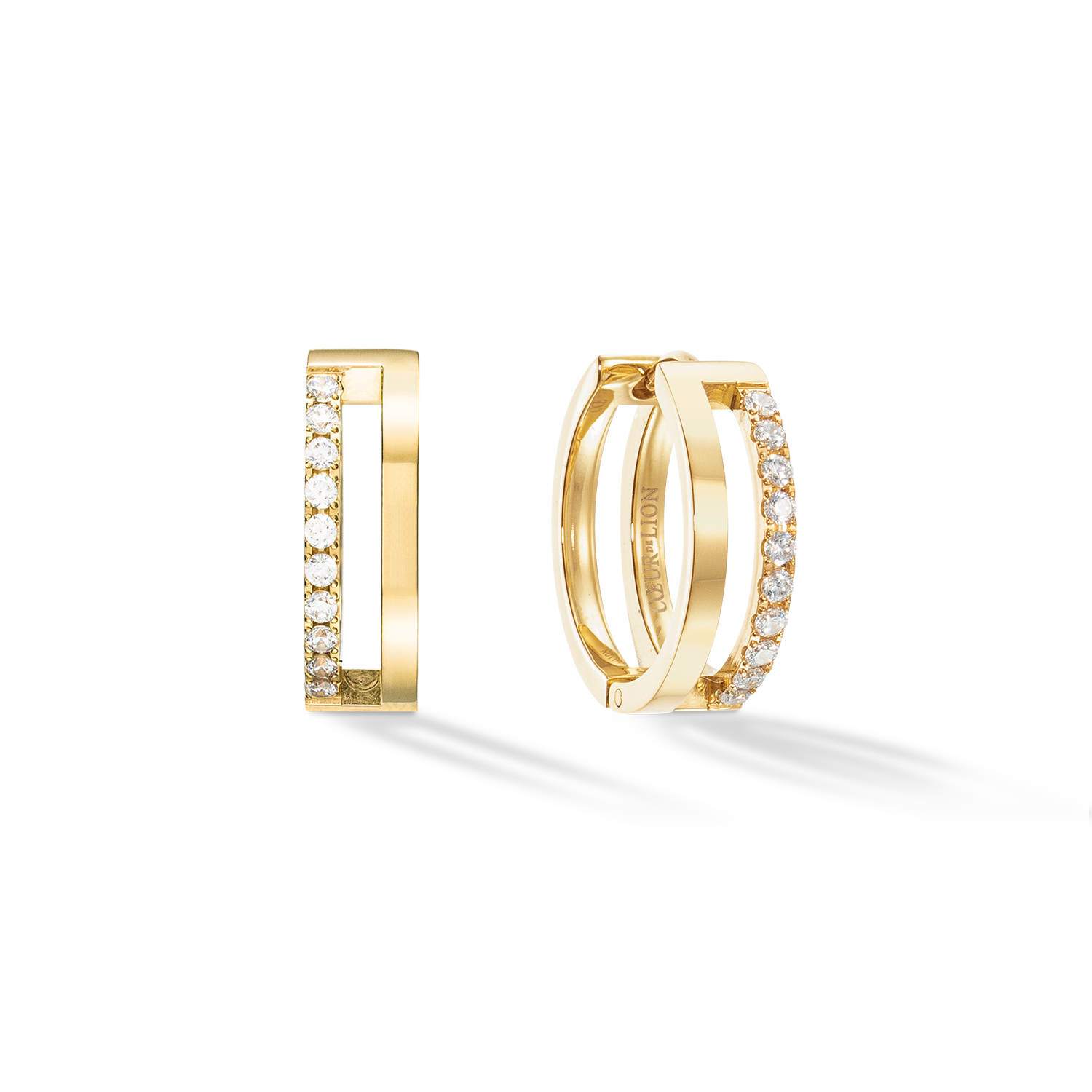 Eternal Unity Hoops gold-crystal