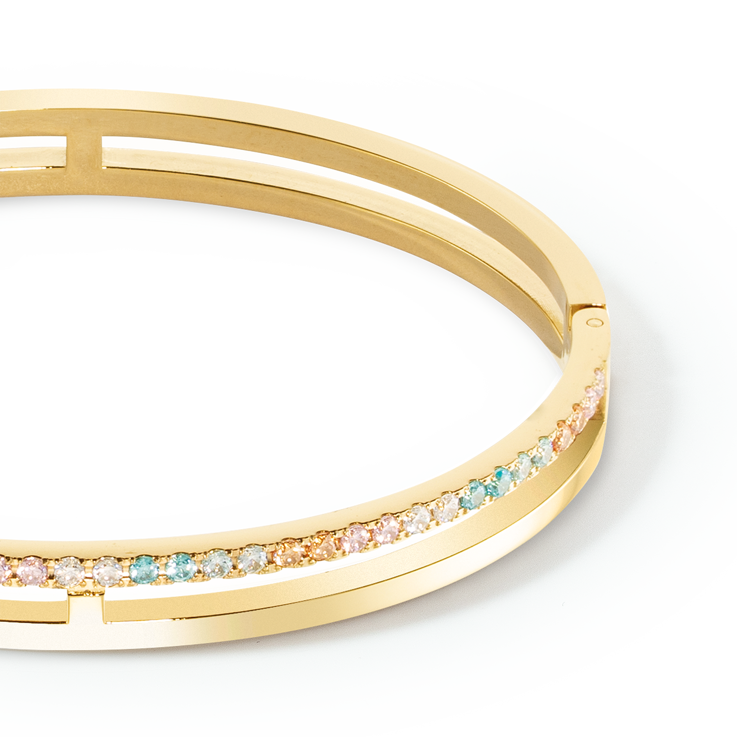 Eternal Unity Bangle gold-multicolour pastel