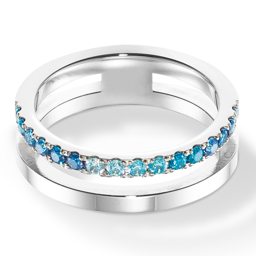 Eternal Unity Ring silver-blue
