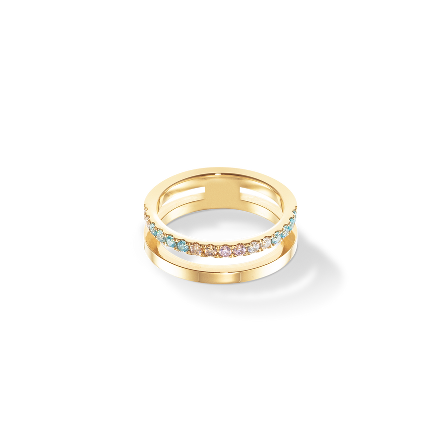 Eternal Unity Ring gold-multicolour pastel