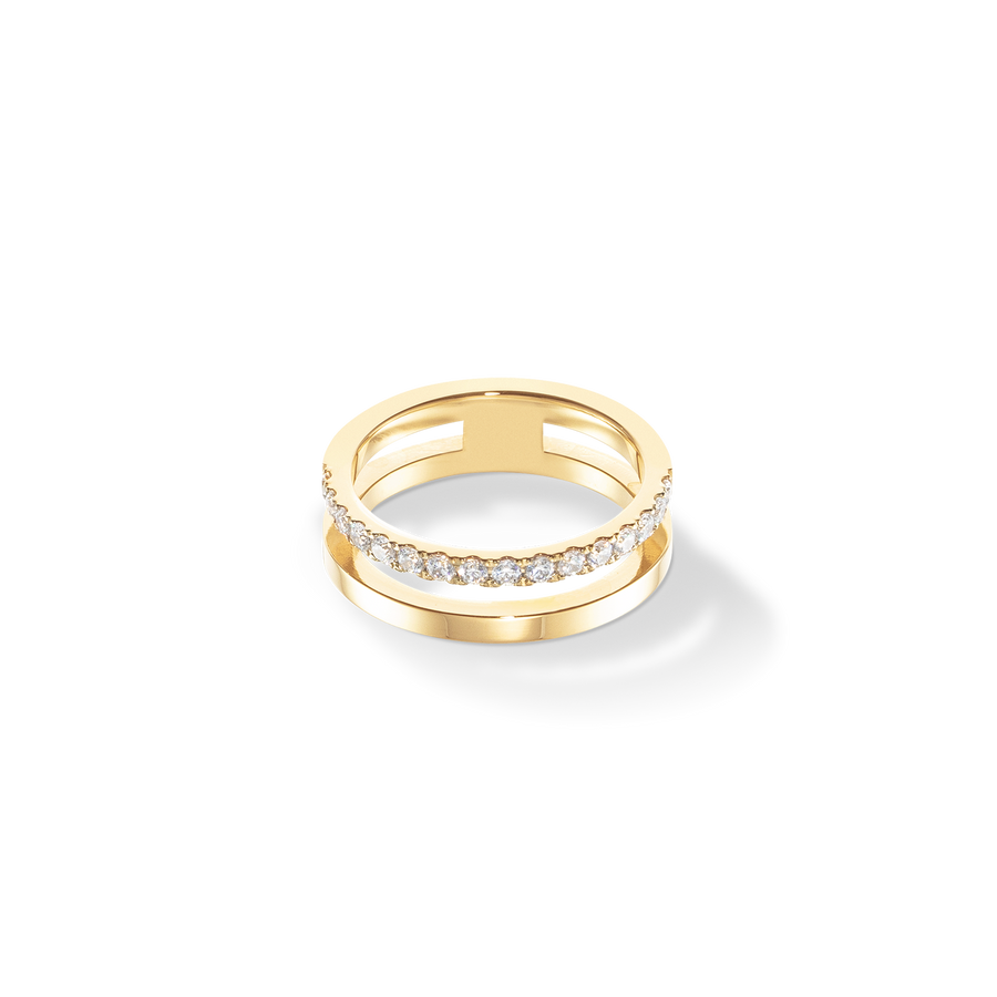 Eternal Unity Ring gold-crystal