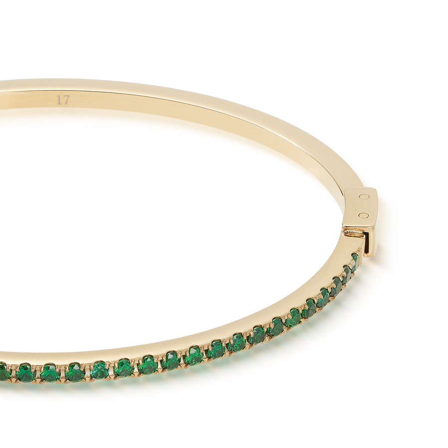 Eternal Love bangle gold-green
