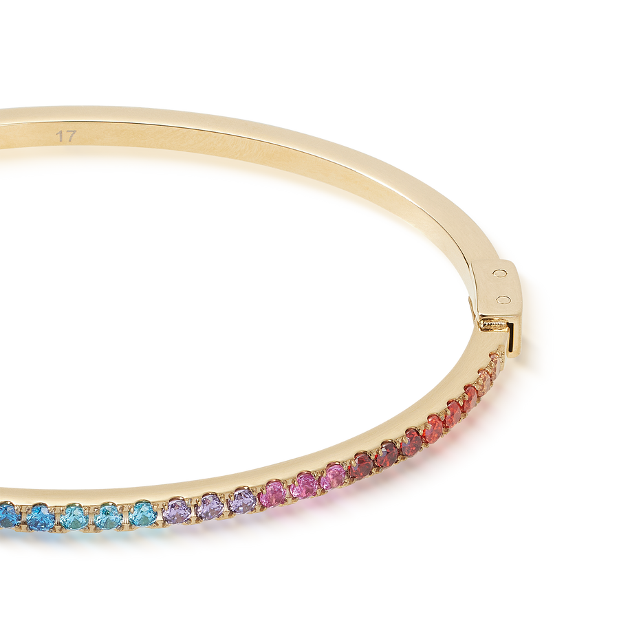 Eternal Love bangle gold-rainbow