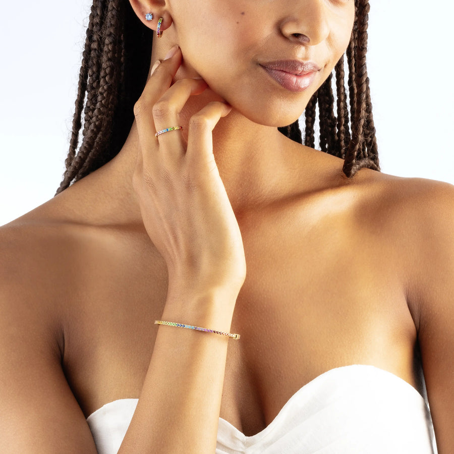 Eternal Love bangle gold-rainbow