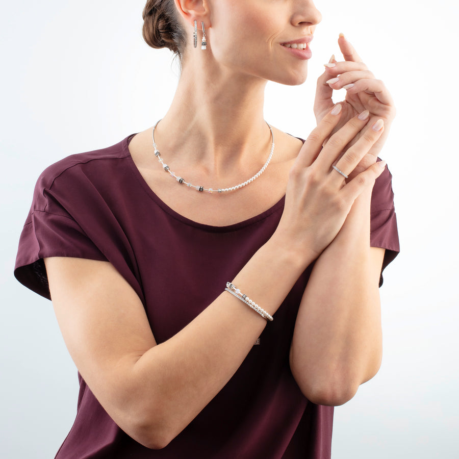 Eternal Love bangle silver-crystal