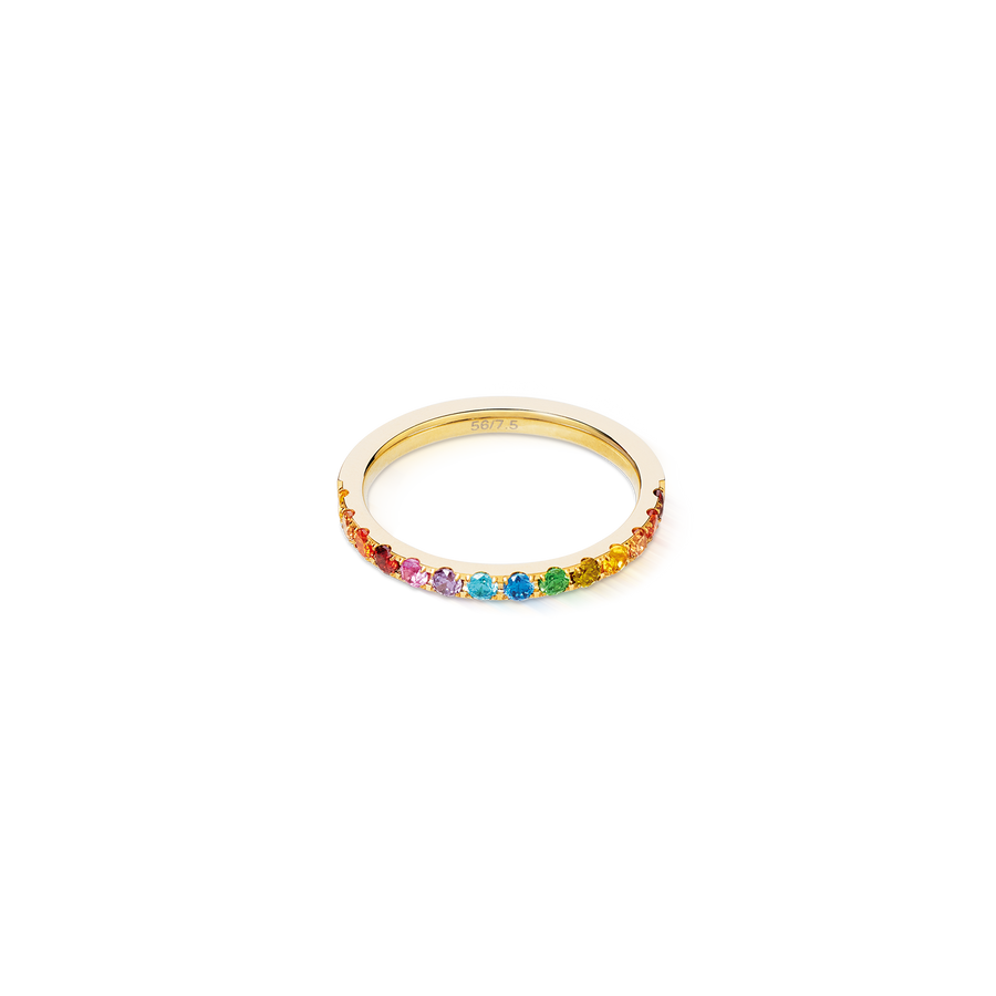 Eternal Love ring gold-rainbow