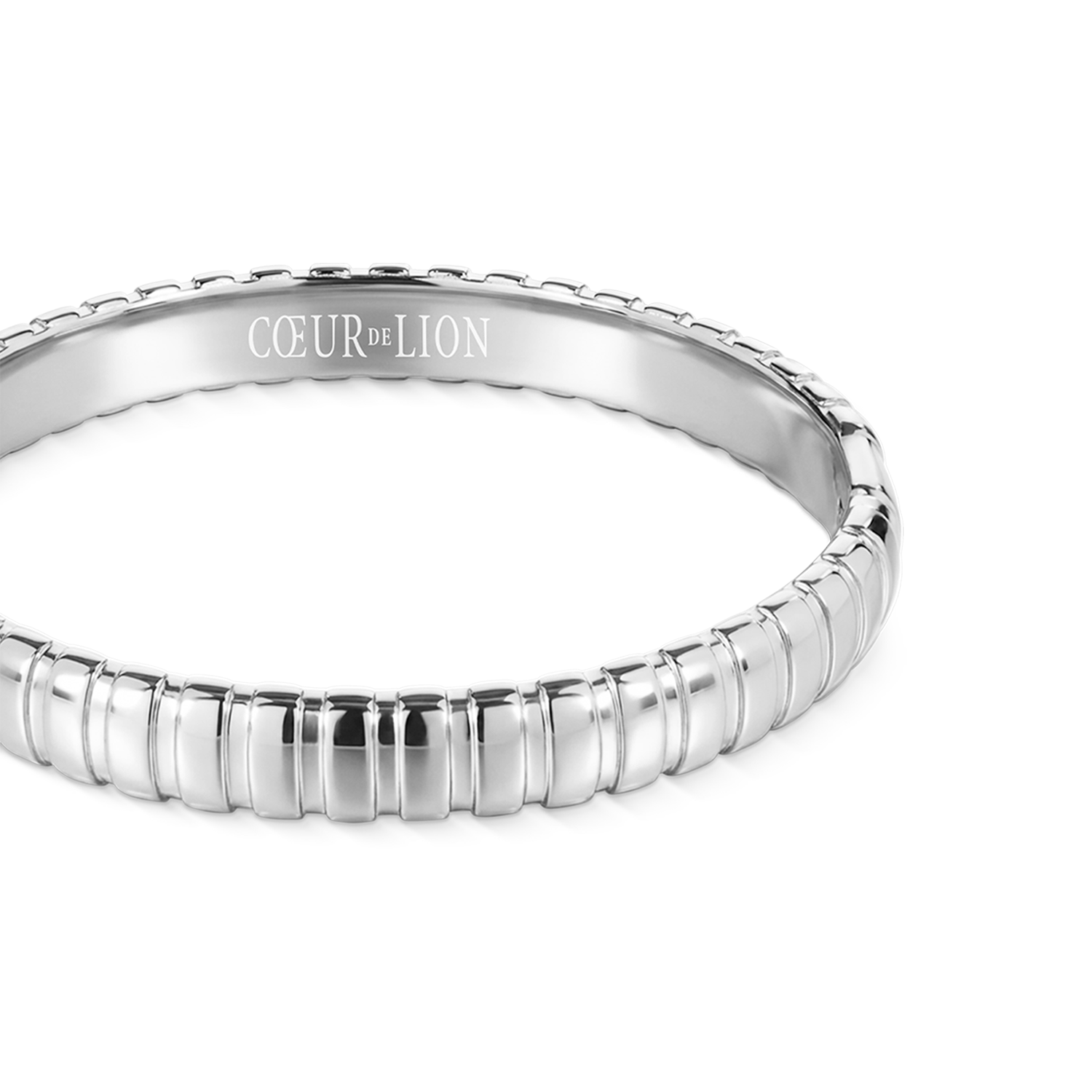 Structure Bangle Silver