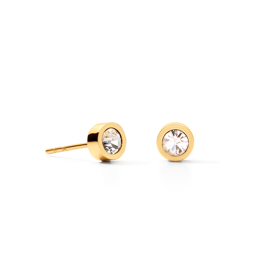 Earrings Sparkling Dots gold-crystal