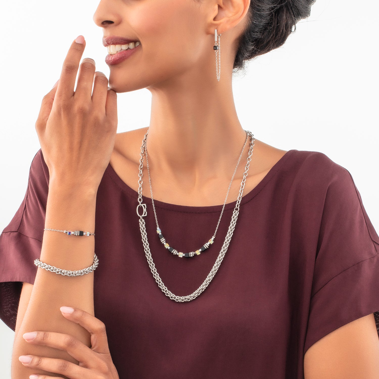 Bracelet Mesh Chain silver