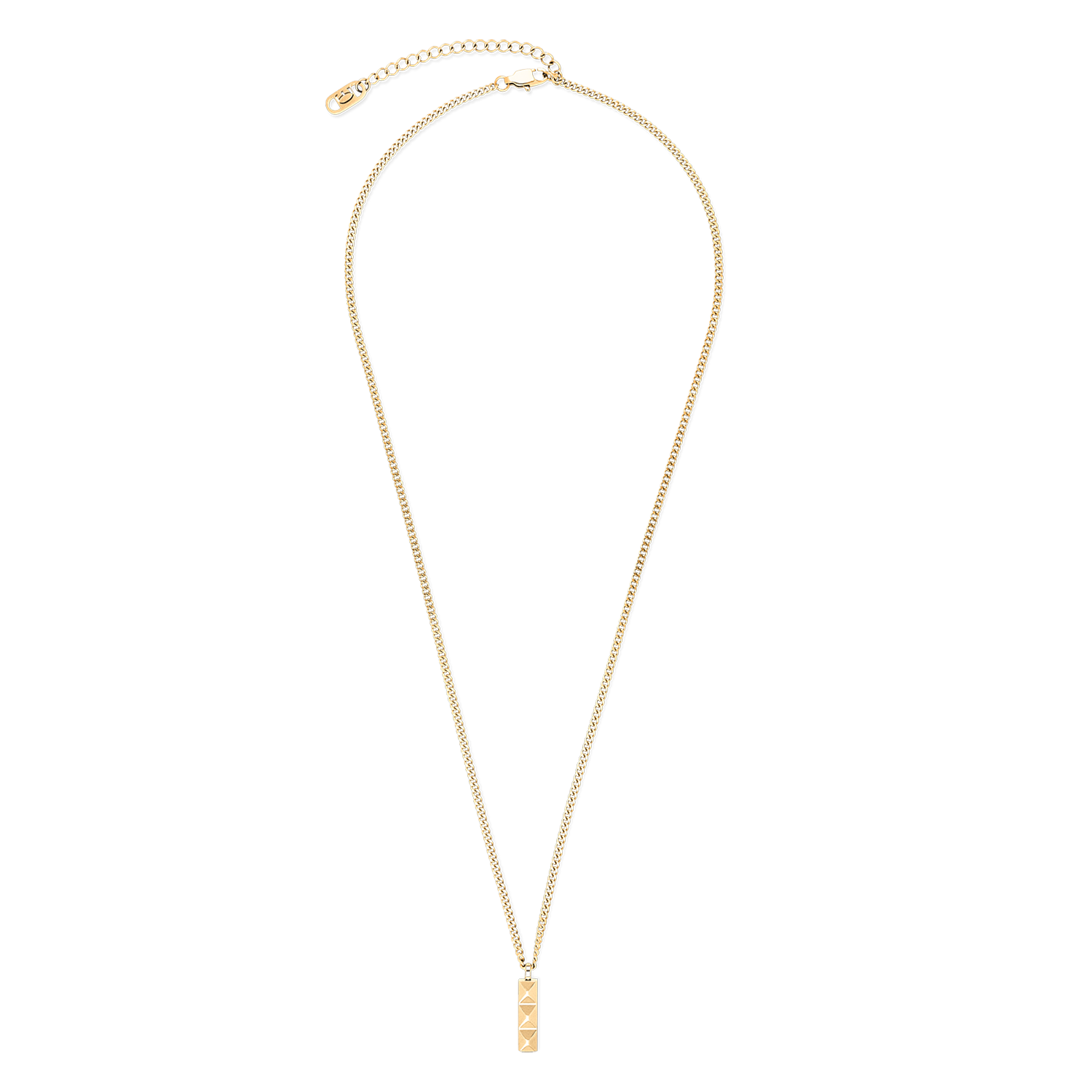 Necklace Spikes Trio Bar gold