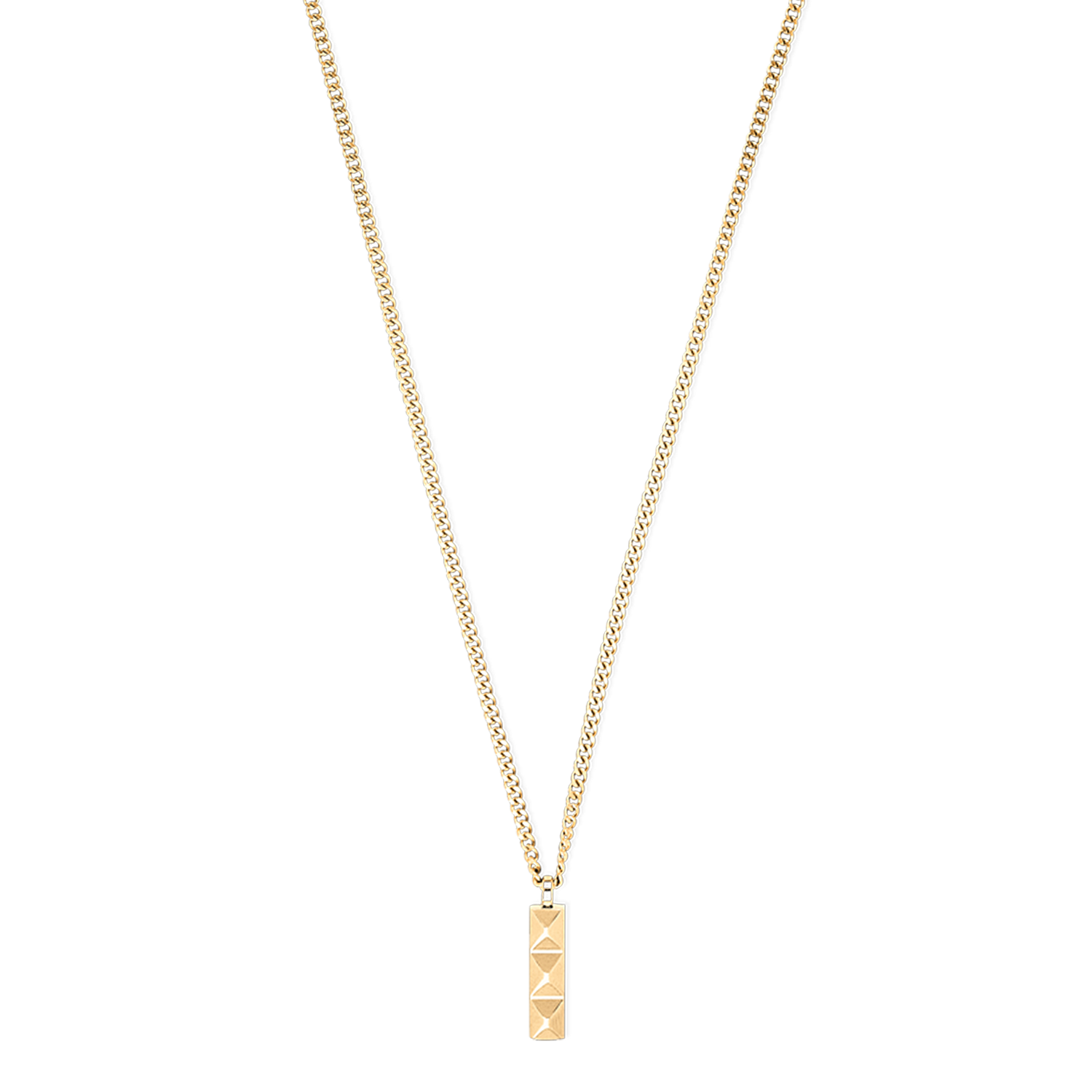 Necklace Spikes Trio Bar gold