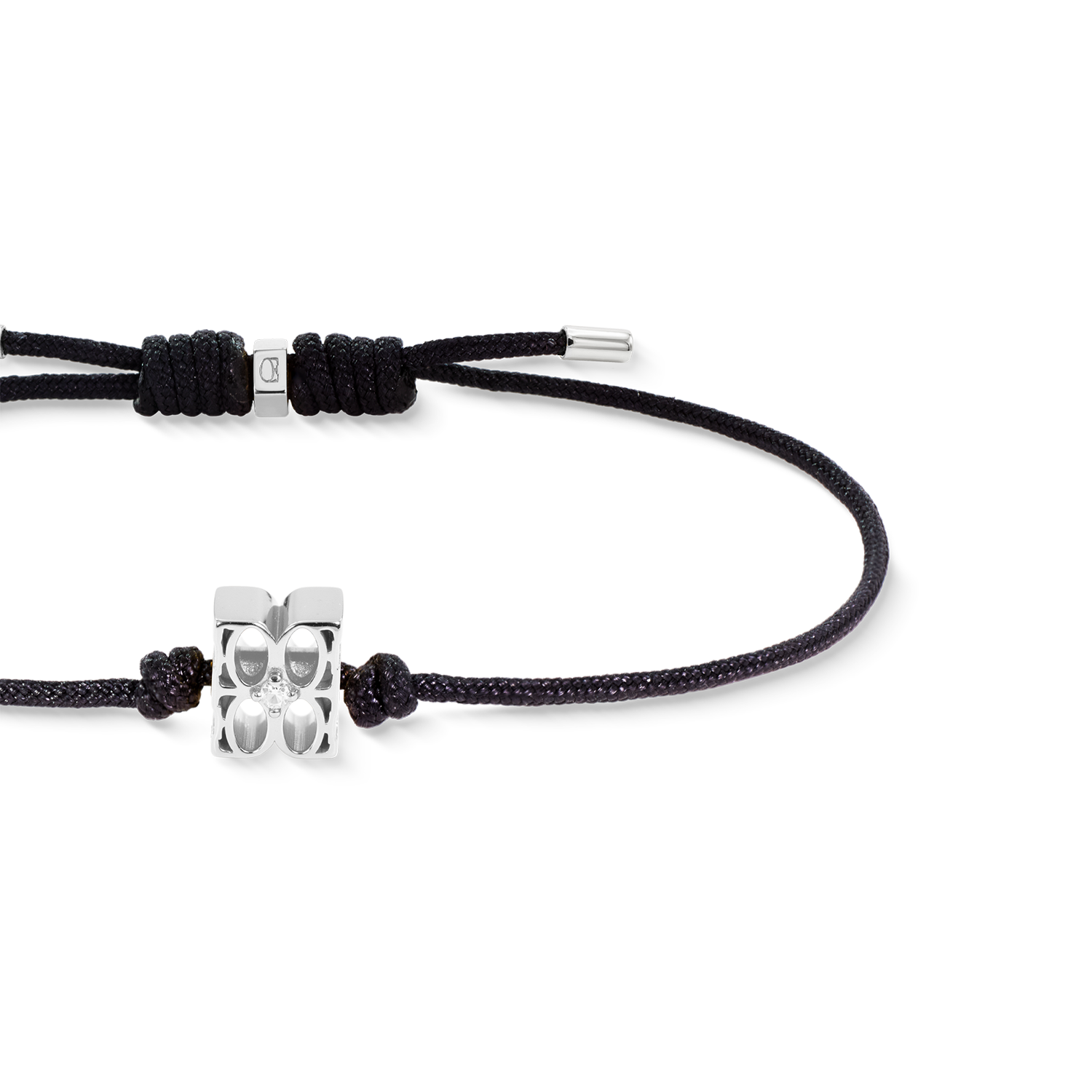 COEUR DE LION Fine Edition Signature Bracelet Black-Silver – Preview