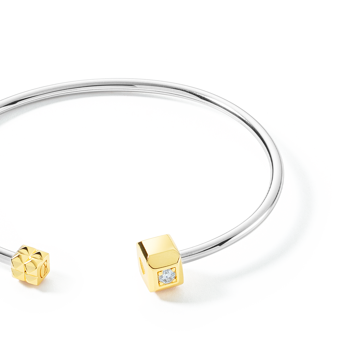 STATEMENT Collection bangle open 17 cm bicolor
