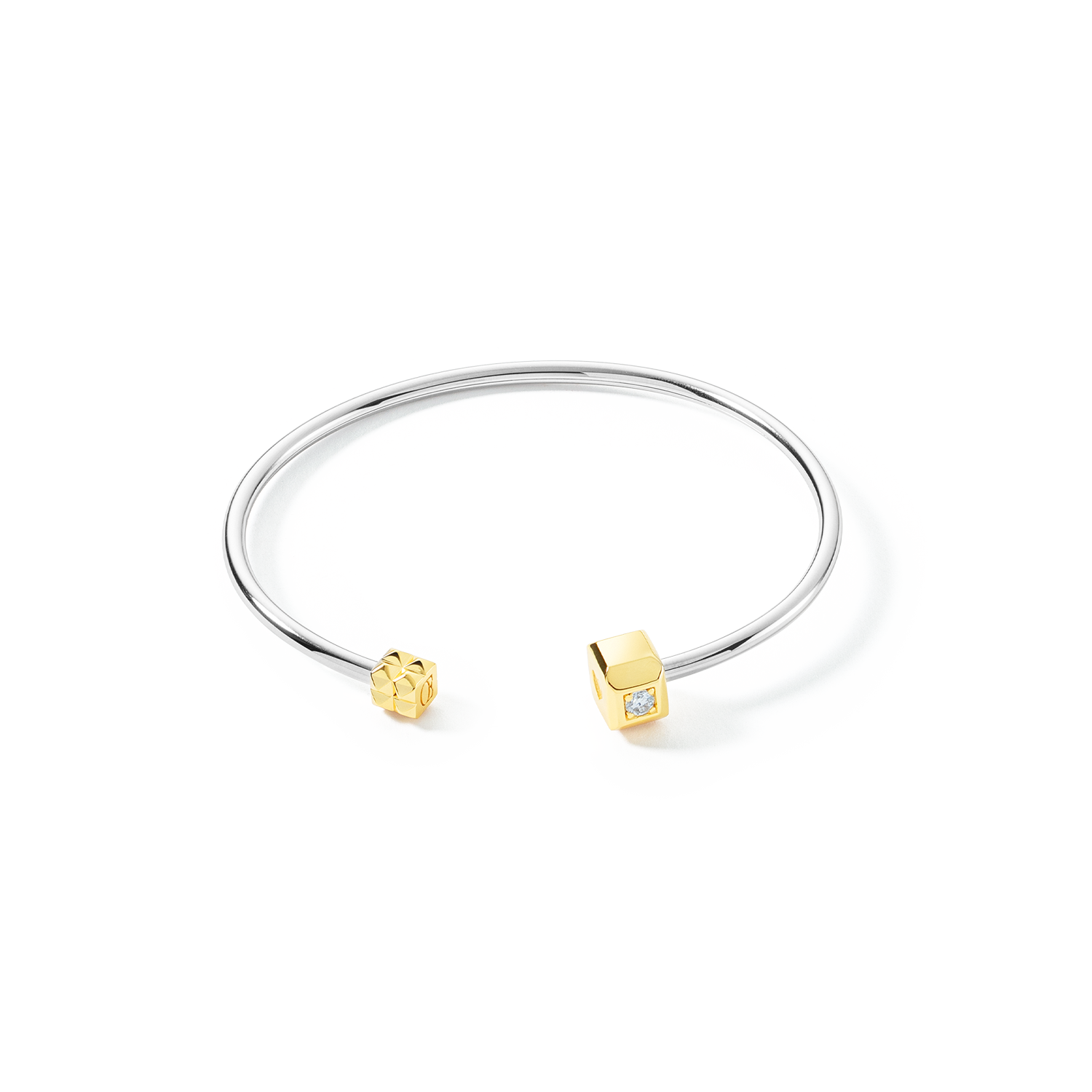STATEMENT Collection bangle open 19 cm bicolor