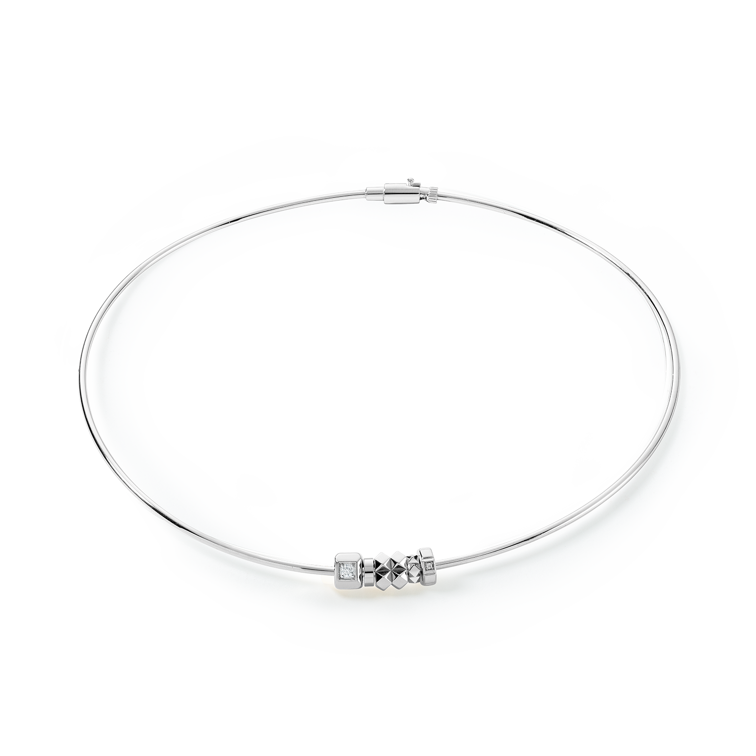 ELEMENTS Collection necklace rigid silver