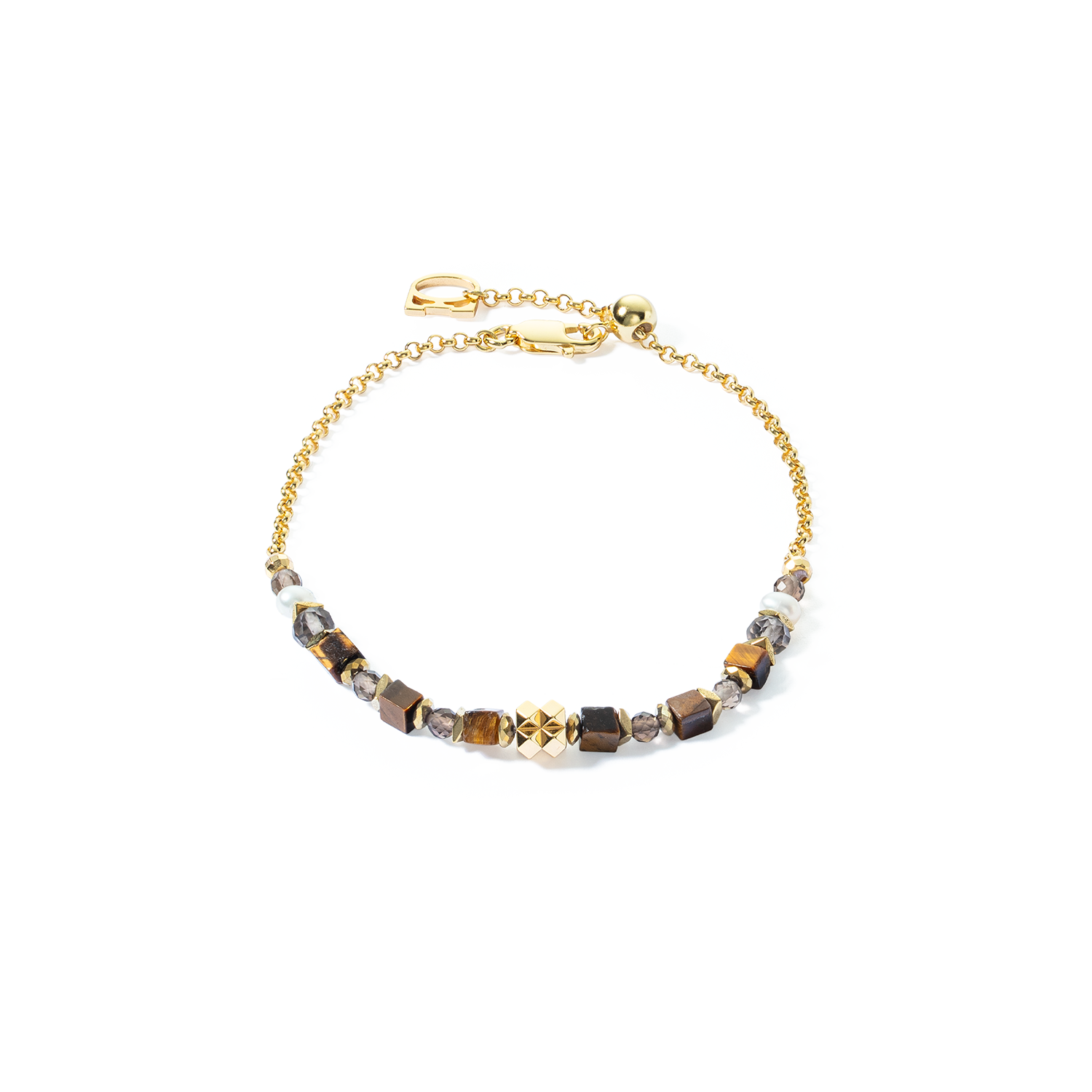 ICONIC Collection Spike bracelet gold-brown
