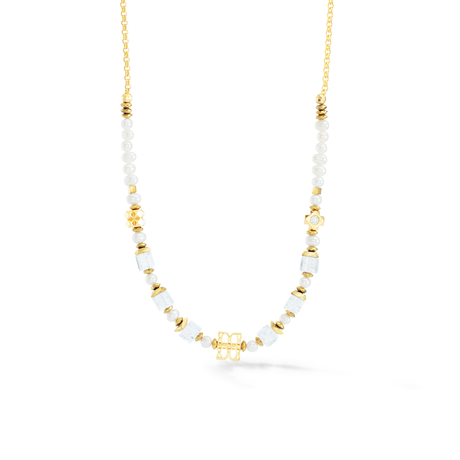 ICONIC Collection Signature necklace gold-white