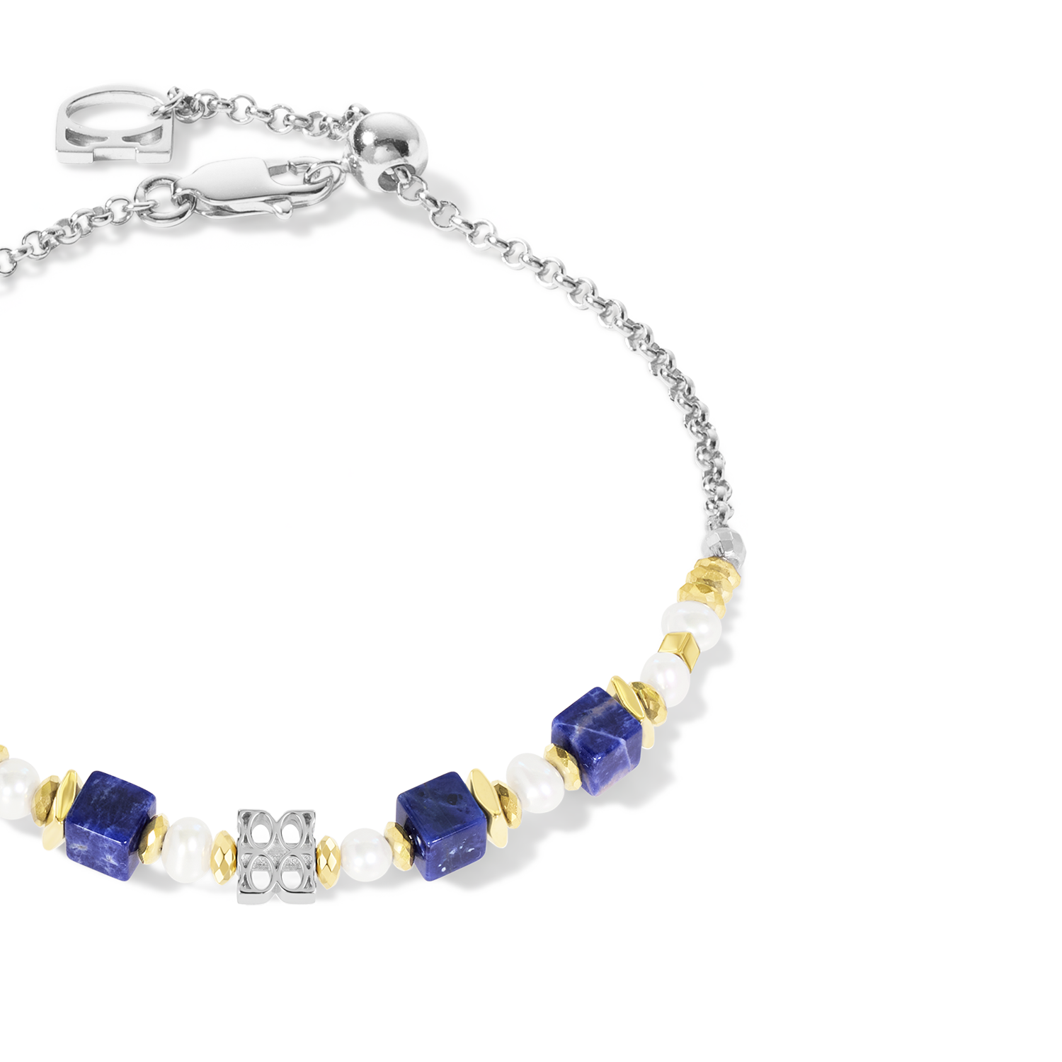 COEUR DE LION ICONIC Collection Signature Bracelet Silver-Blue – Preview