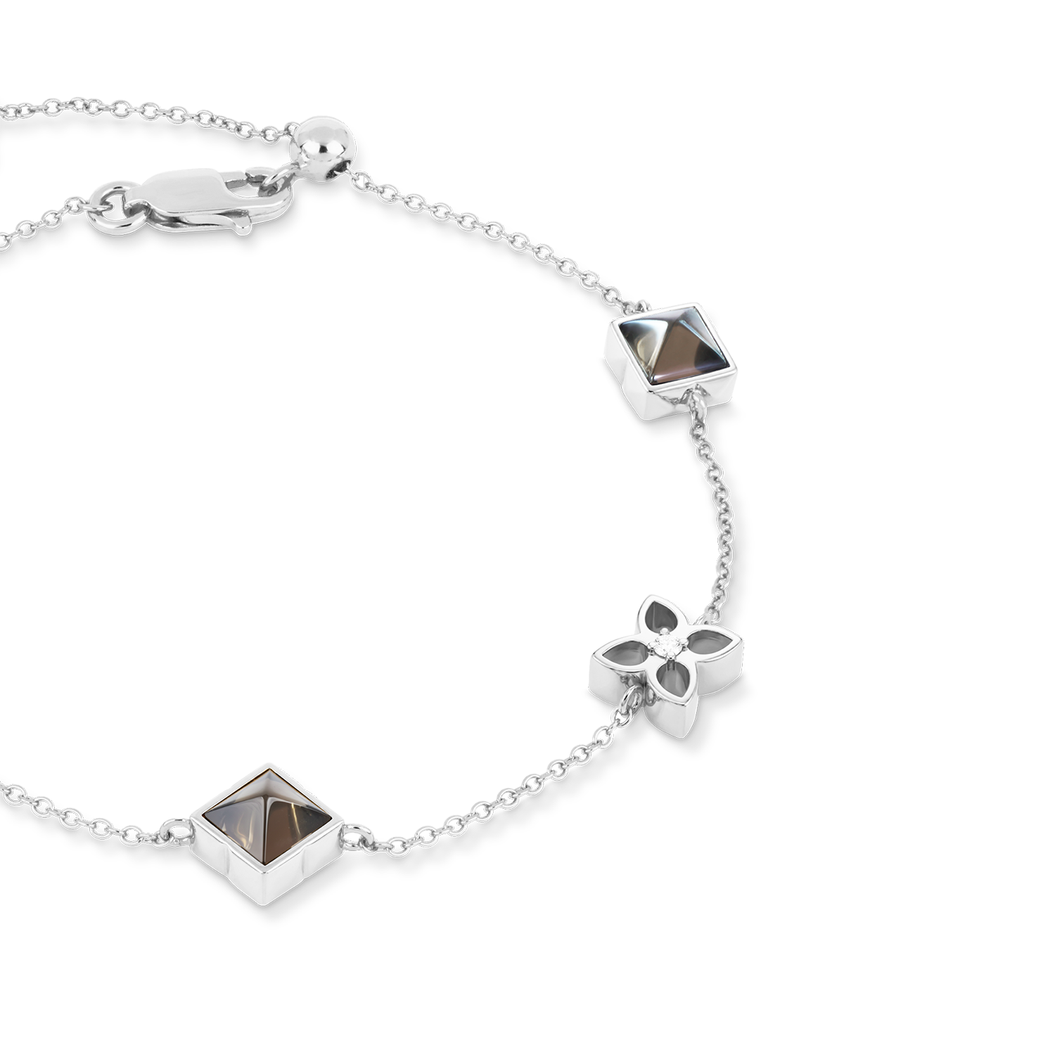 COEUR DE LION STATION Collection Slider Bracelet Grey-Silver – Preview