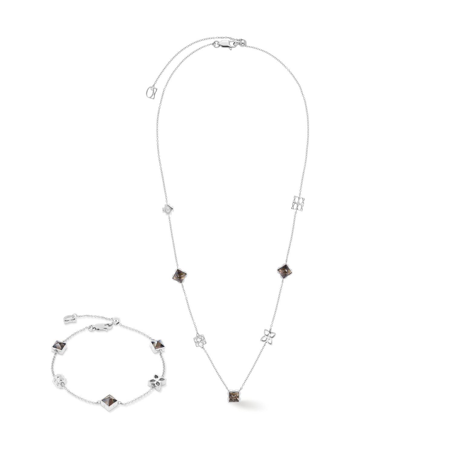 COEUR DE LION STATION Collection Slider Bracelet Grey-Silver – Set image