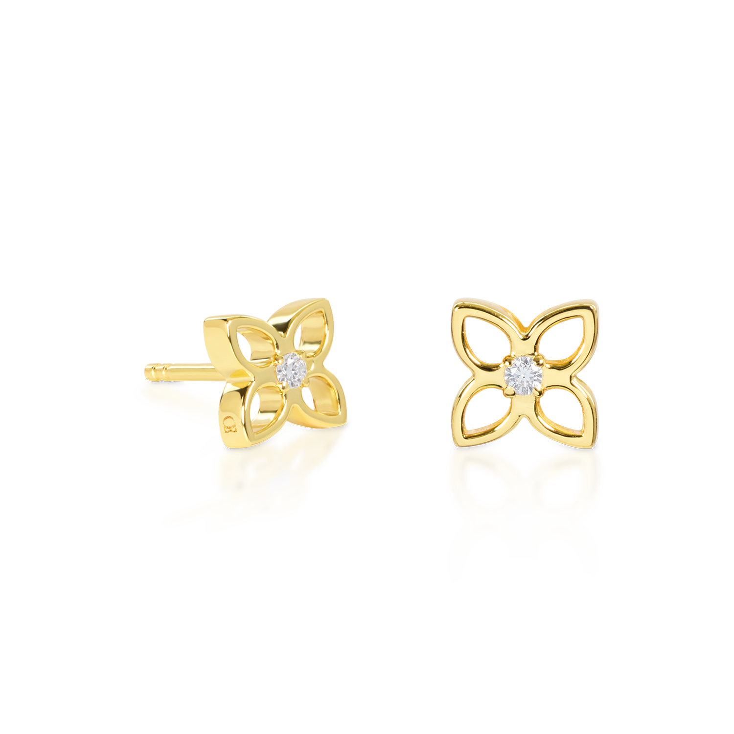 COEUR DE LION Fine Edition PETAL Gold Stud Earrings – Preview