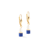 Earrings Princess Fusion Pearls Lapis Lazuli