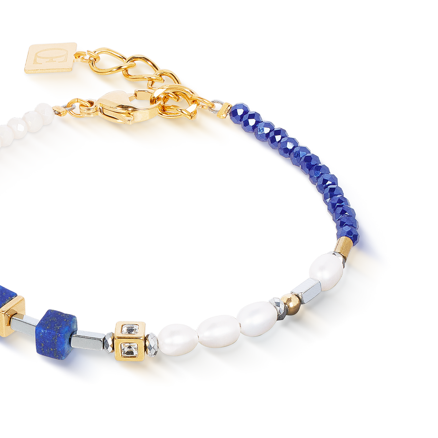 Bracelet Princess Fusion Pearls Lapis Lazuli