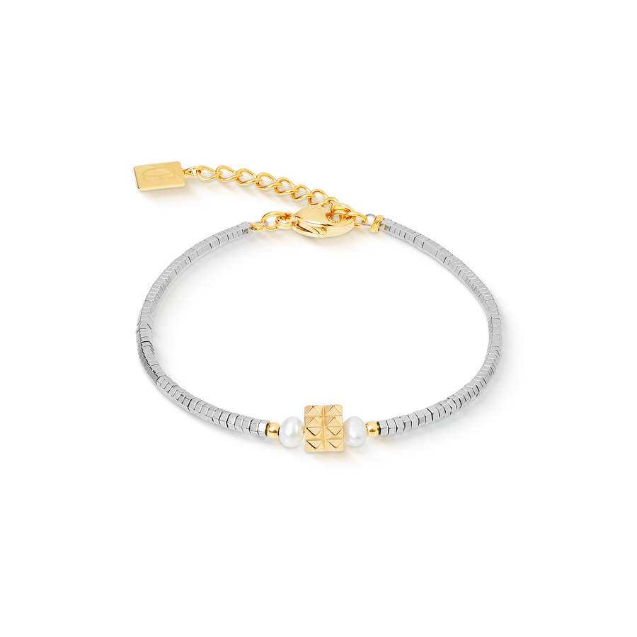 Bracelet Edge & Grace silver-gold