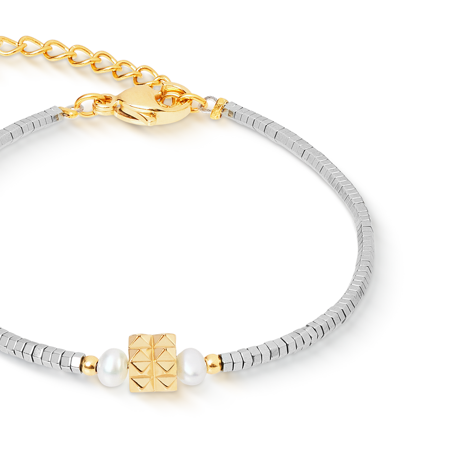 Bracelet Edge & Grace silver-gold