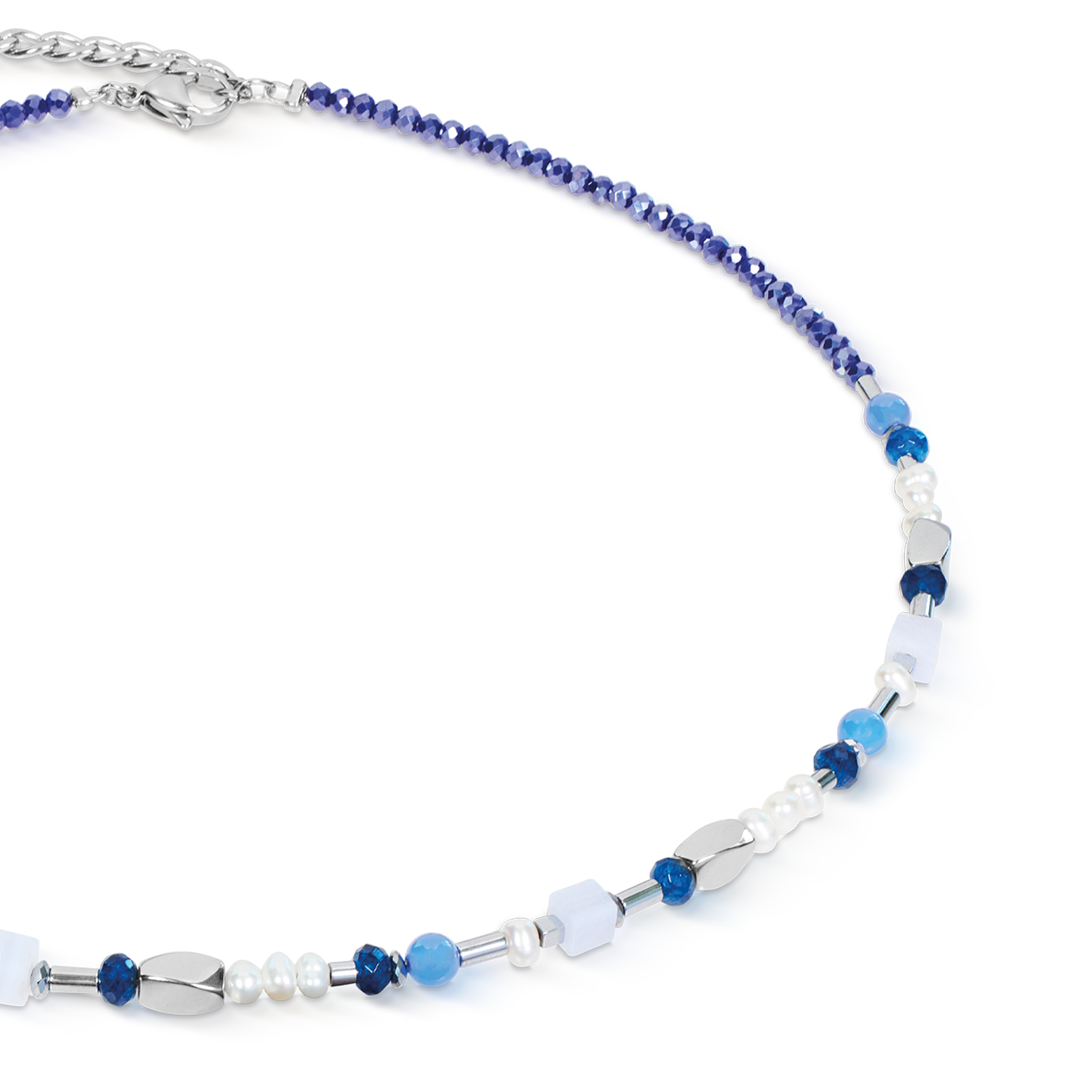 Necklace Mosaic Sky Silver