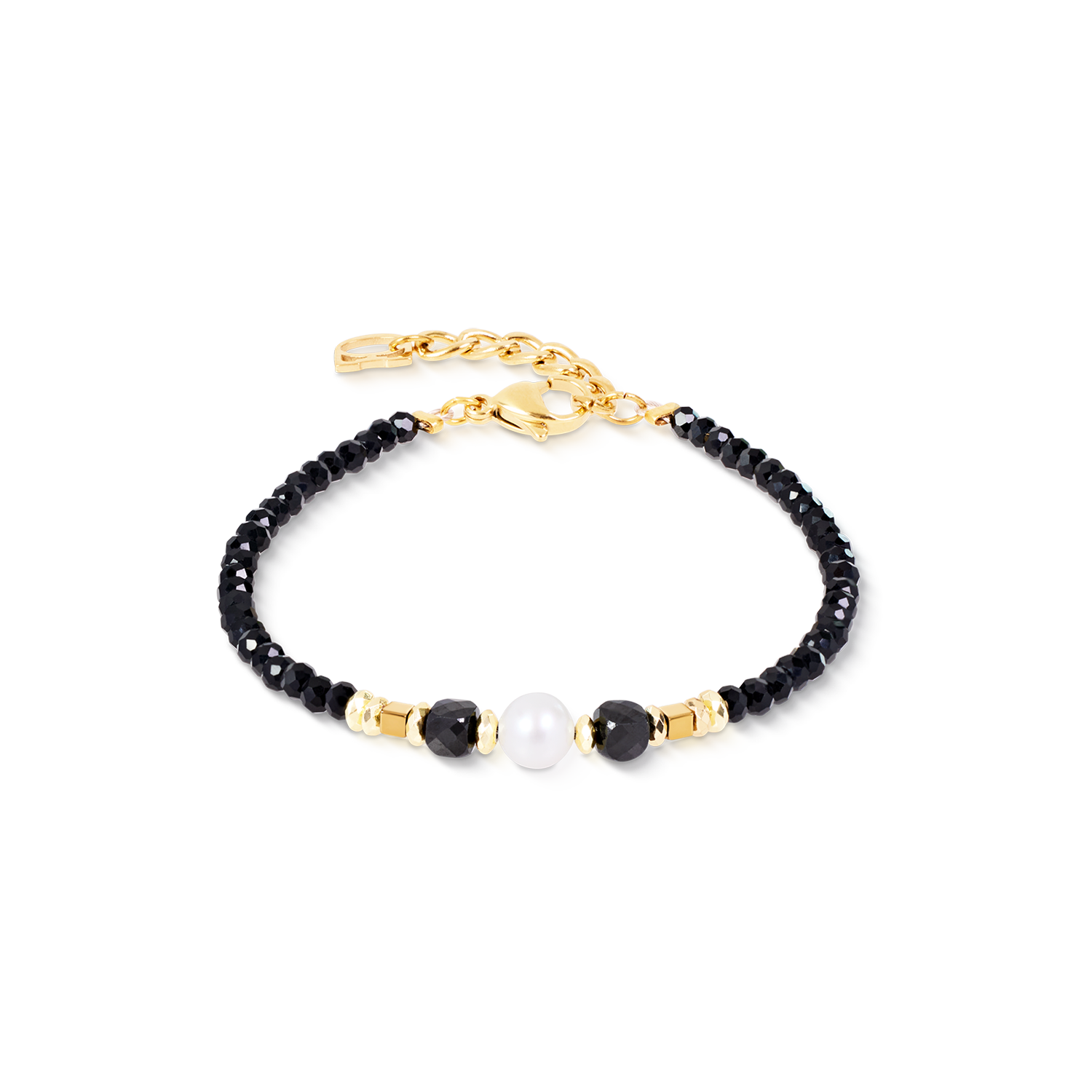Bracelet Astoria Noir Pearl Gold