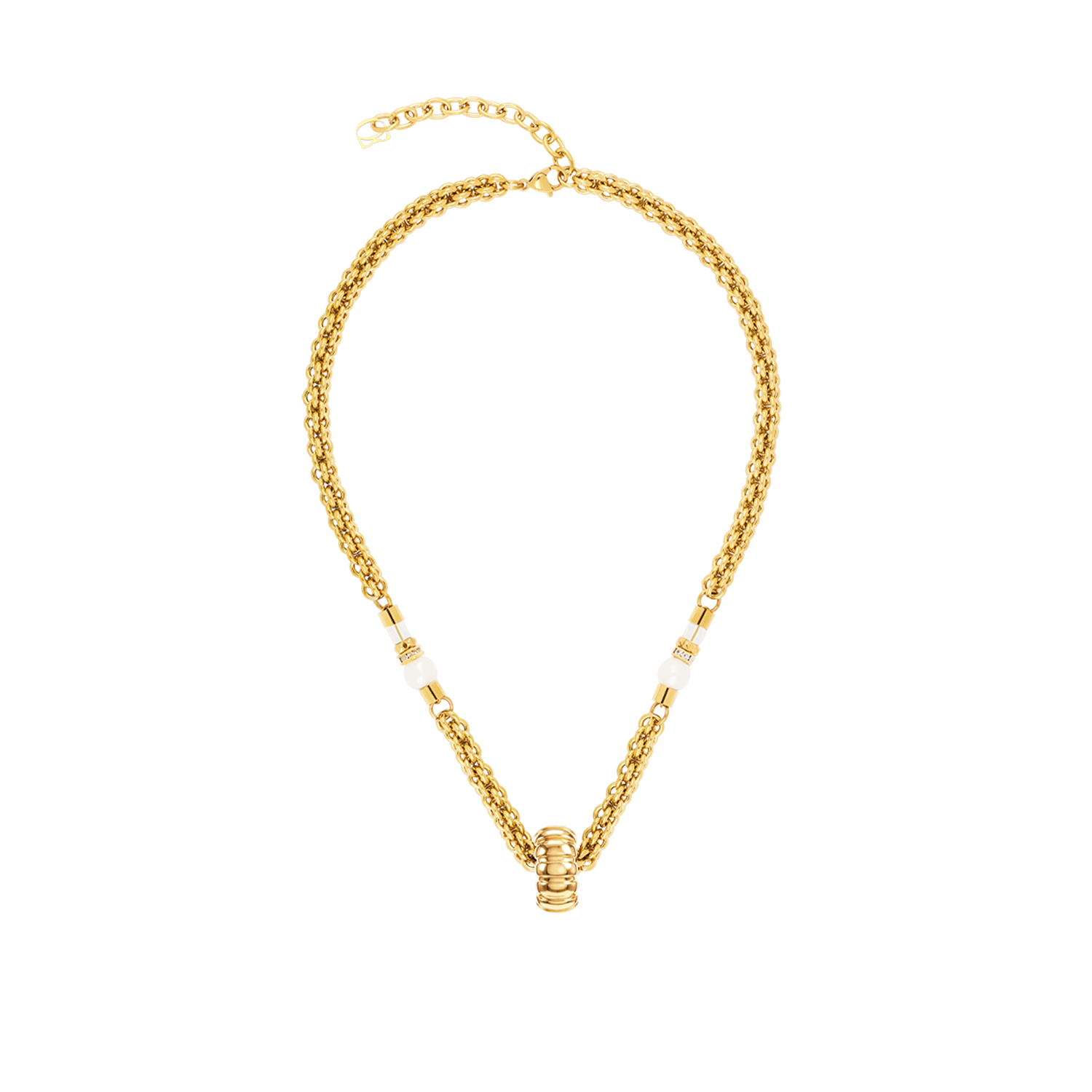 Structure Necklace Gold