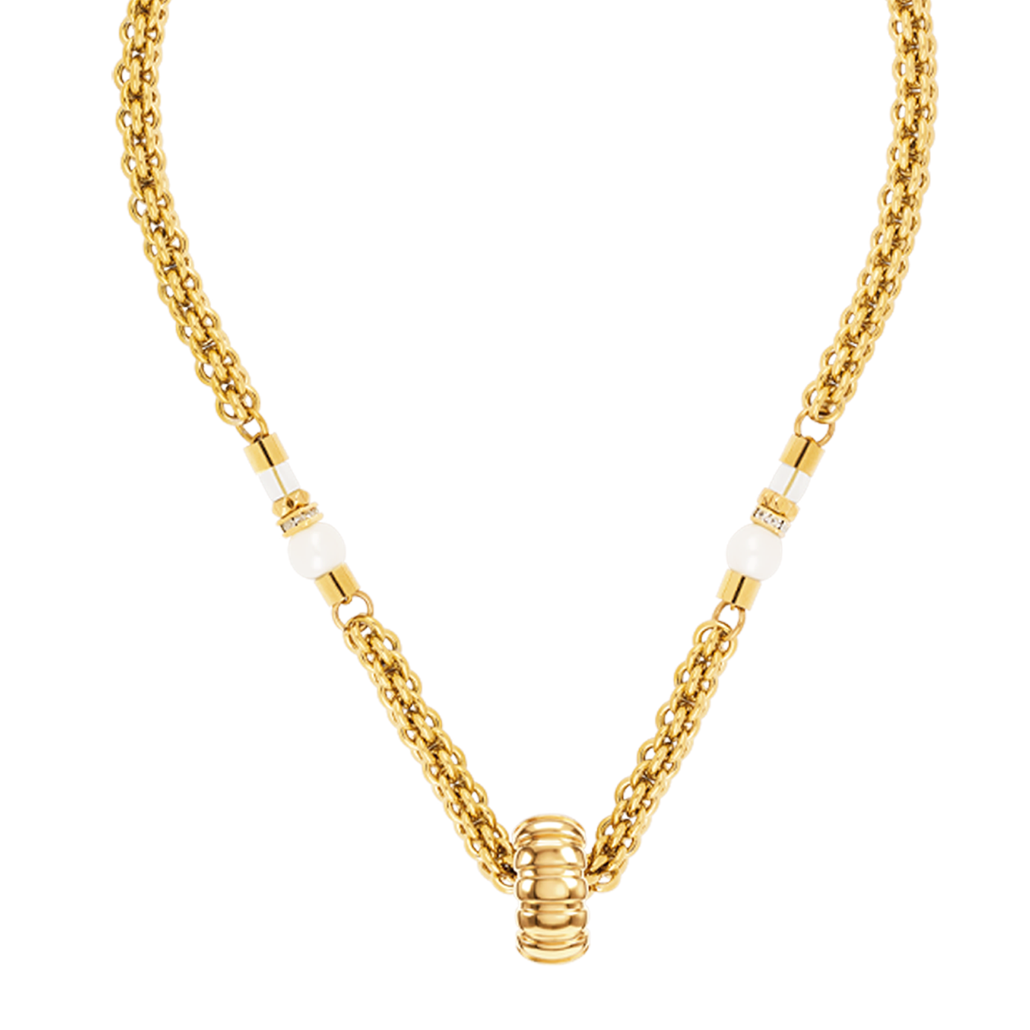 Structure Necklace Gold