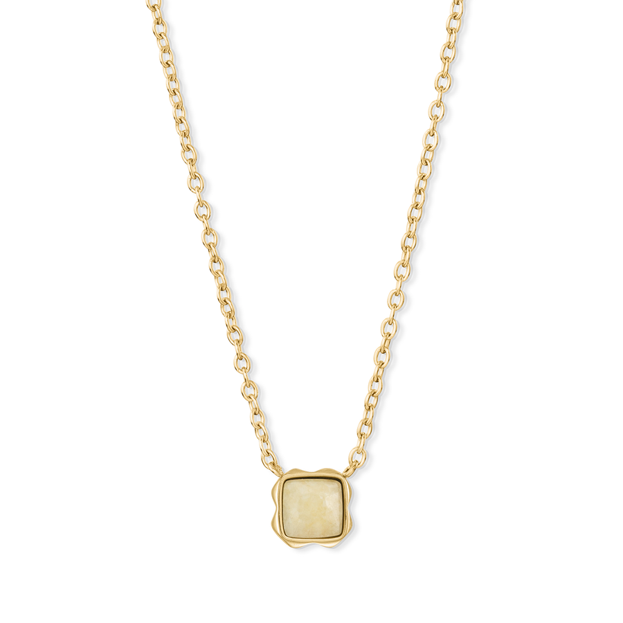 Birthstone November Necklace Citrine Gold