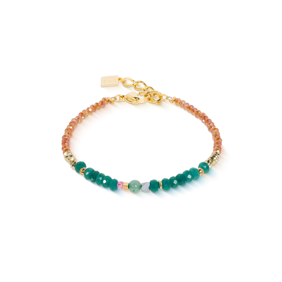 Bracelet Amulet Modern Future gold multicolour Boho