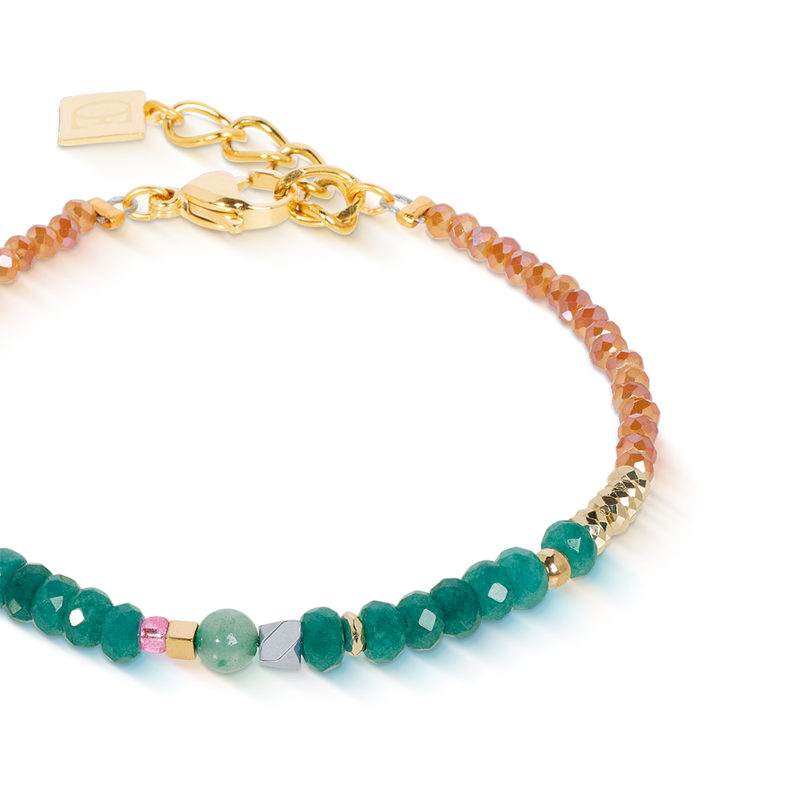 Bracelet Amulet Modern Future gold multicolour Boho