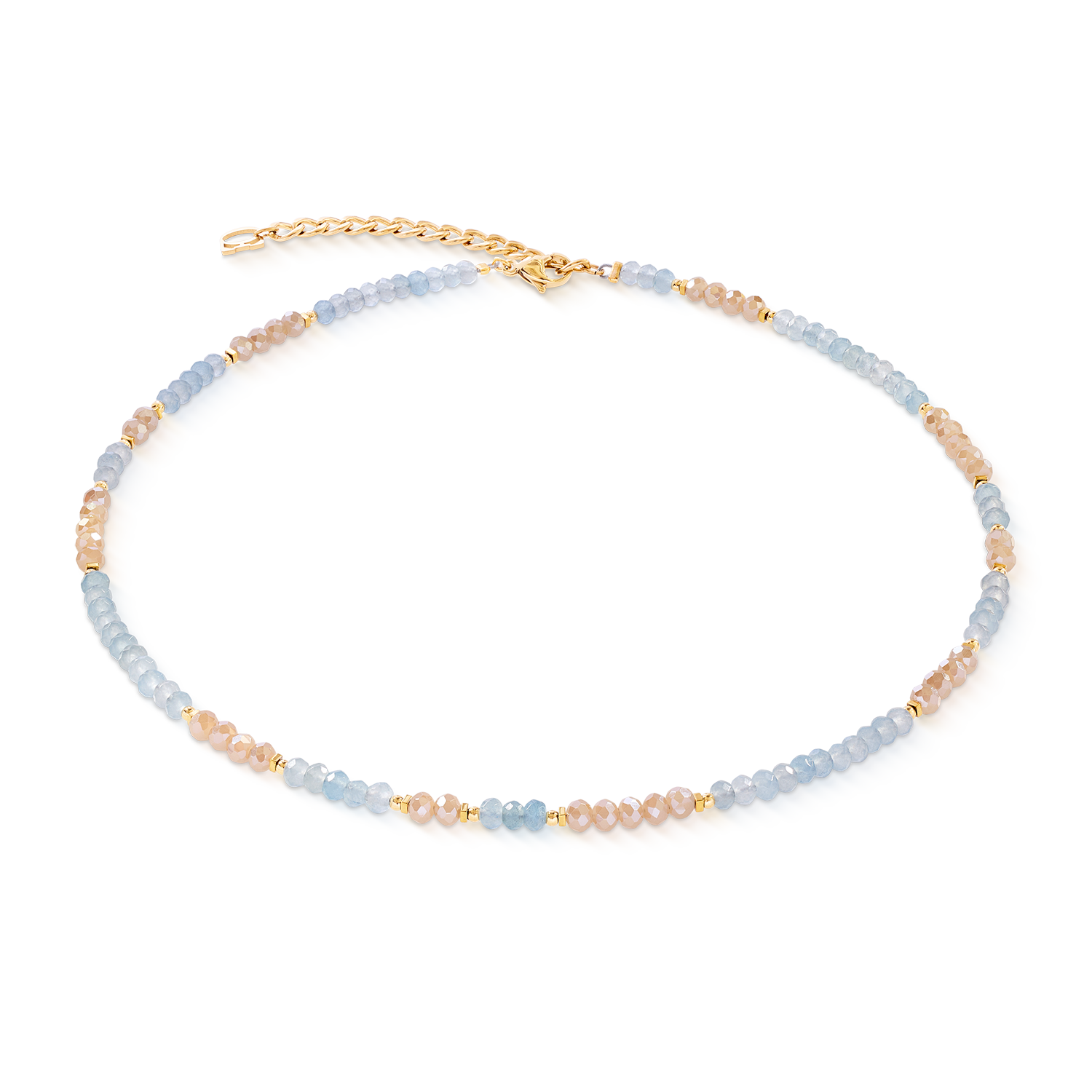 Necklace Rhythm Jade Sky gold