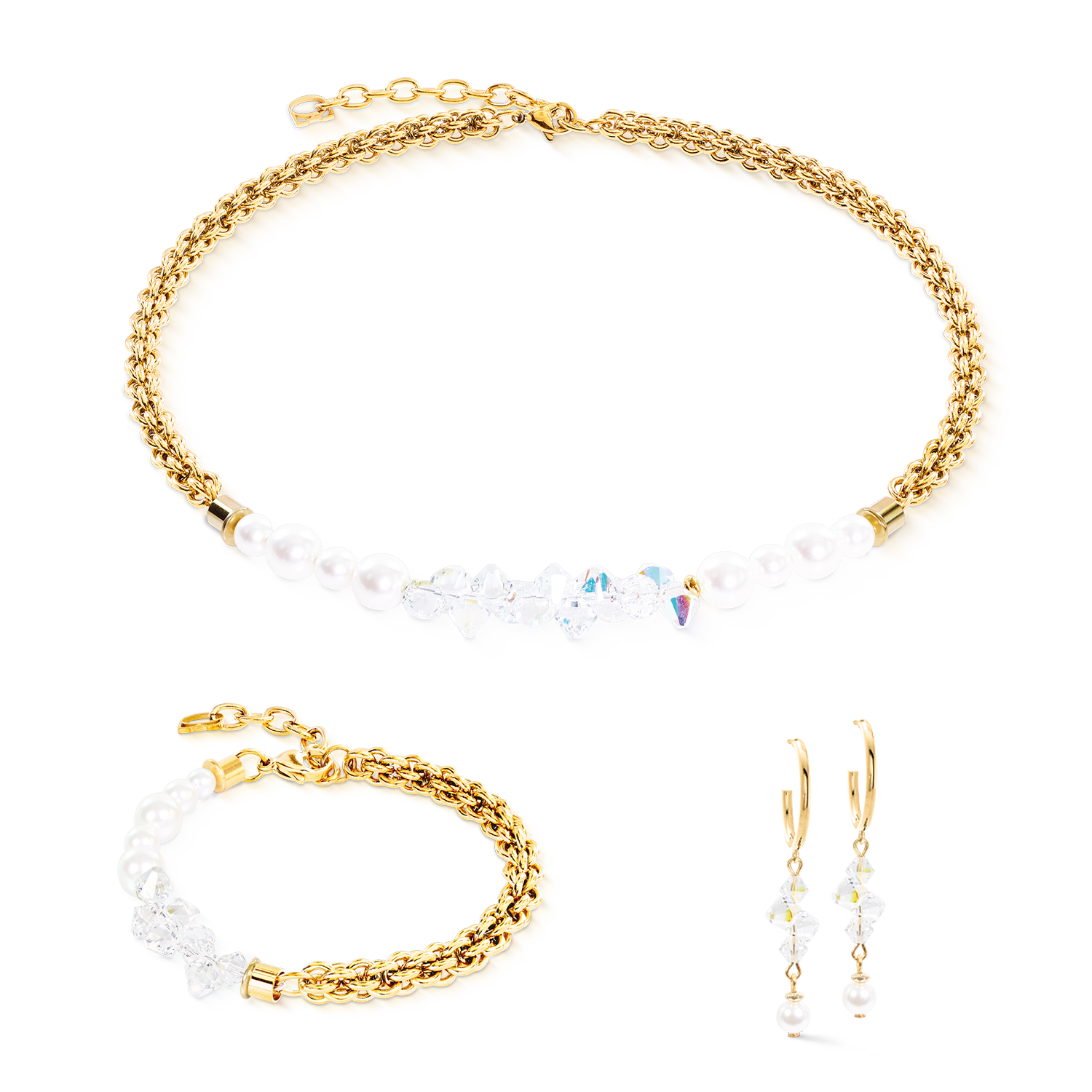 Bracelet Dancing Crystals Fusion Gold