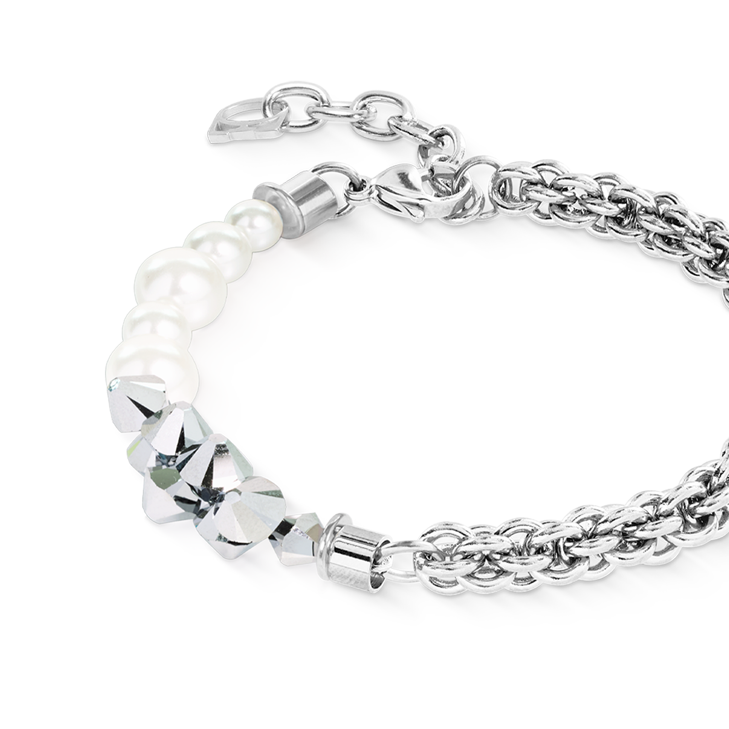 Bracelet Dancing Crystals Fusion Silver