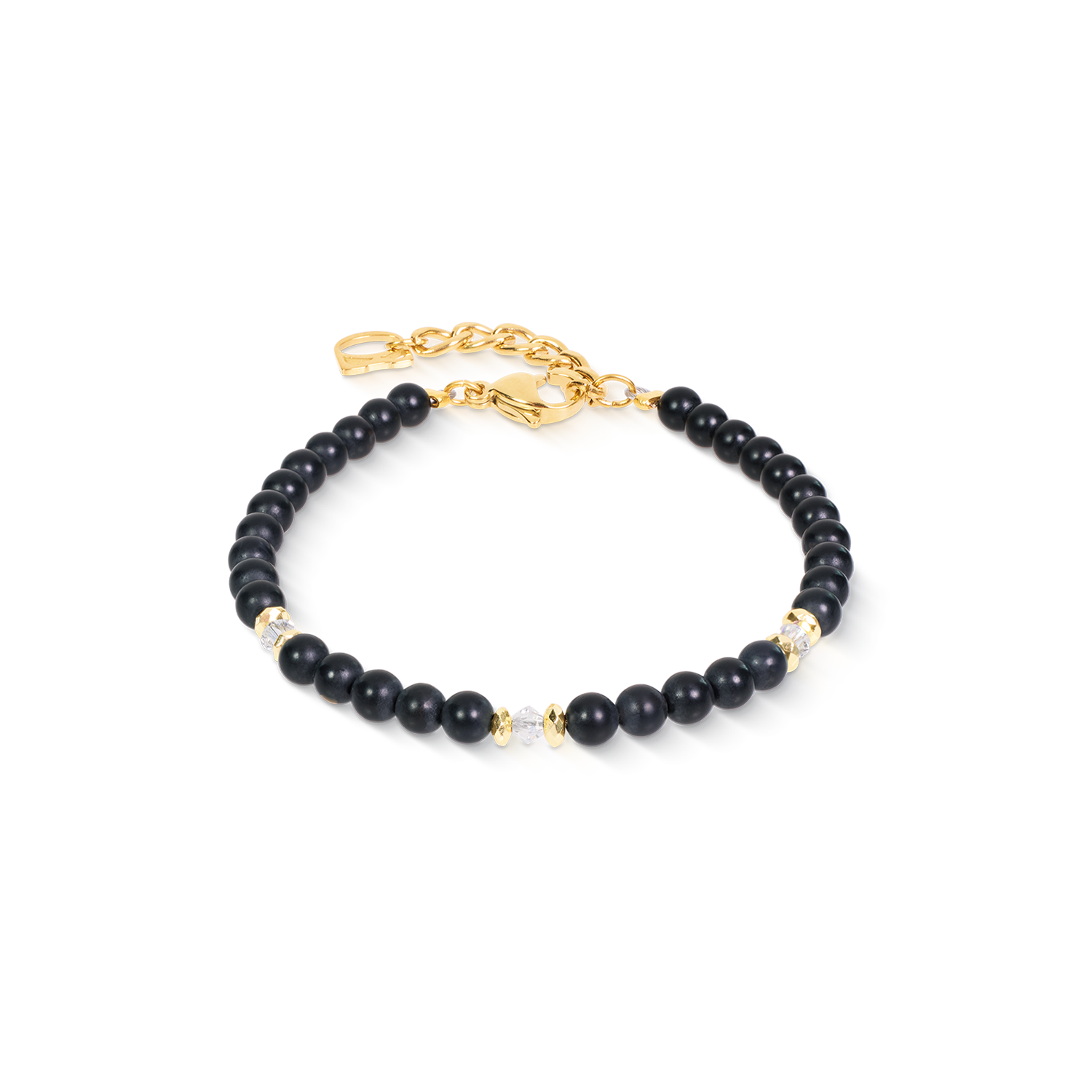 Bracelet Modern Icon Noir Gold
