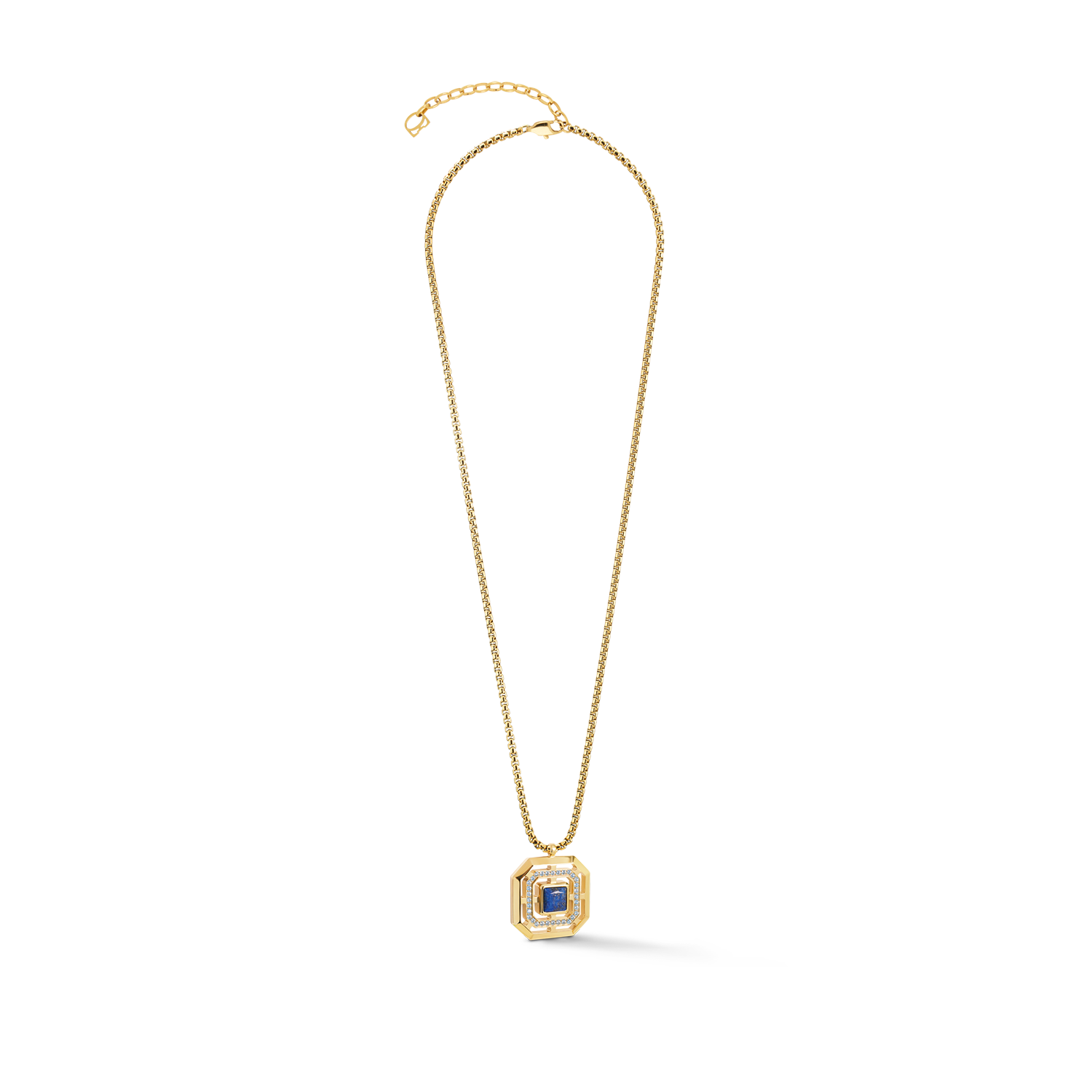 Necklace Amulet Icon Frame Pure Lapis Gold