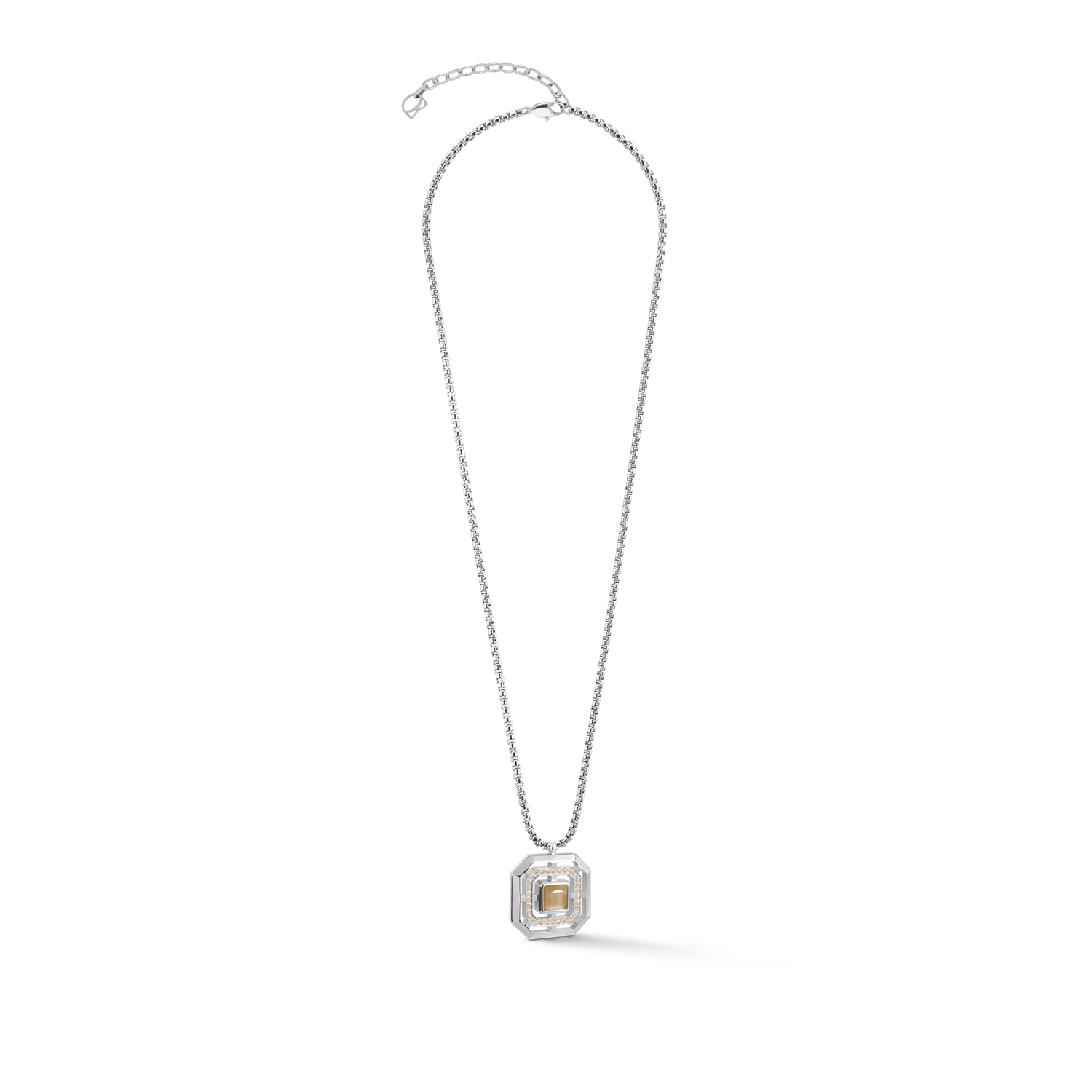 Necklace Amulet Icon Frame Pure Sand Silver