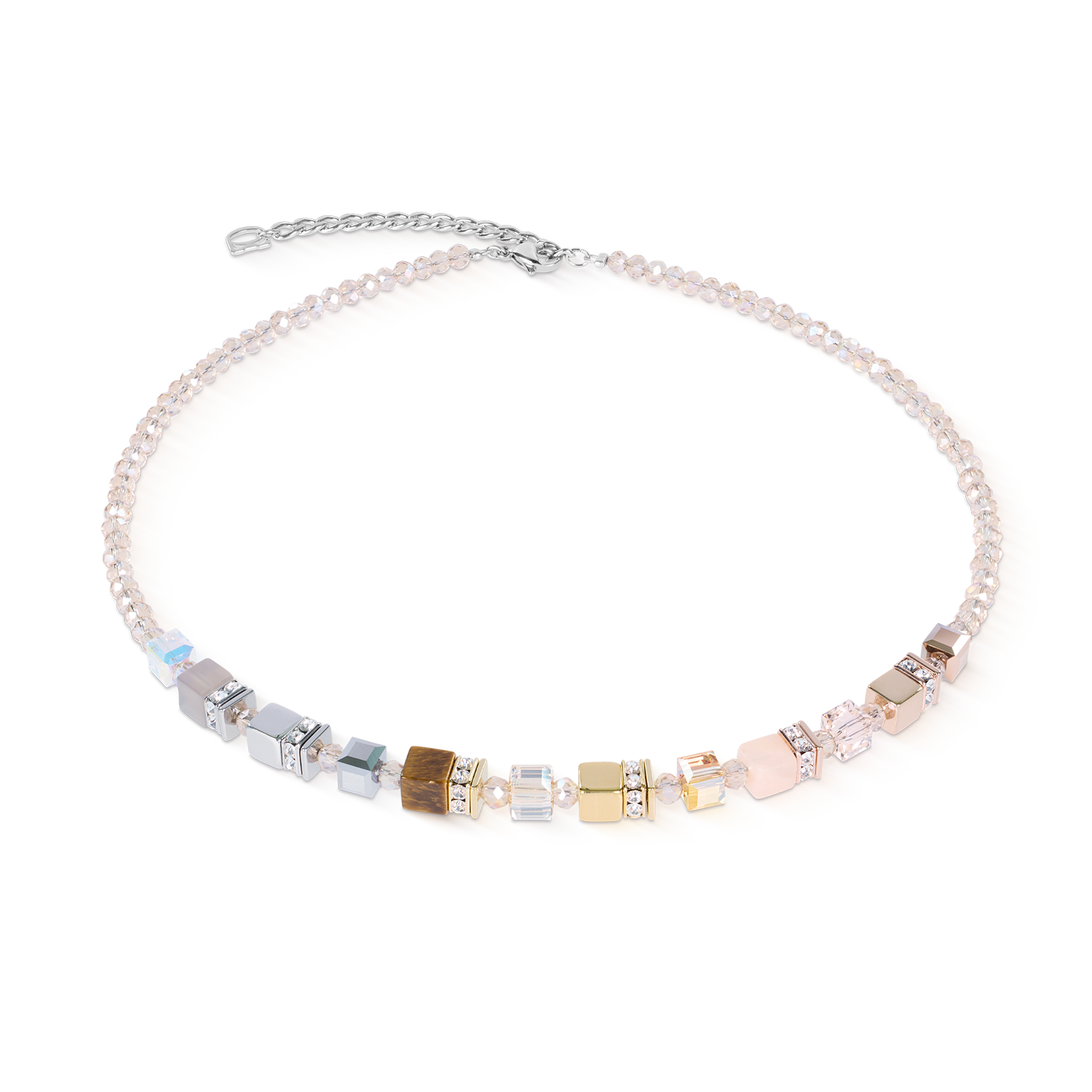 GeoCUBE® Precious Nature Necklace Tricolor Sand