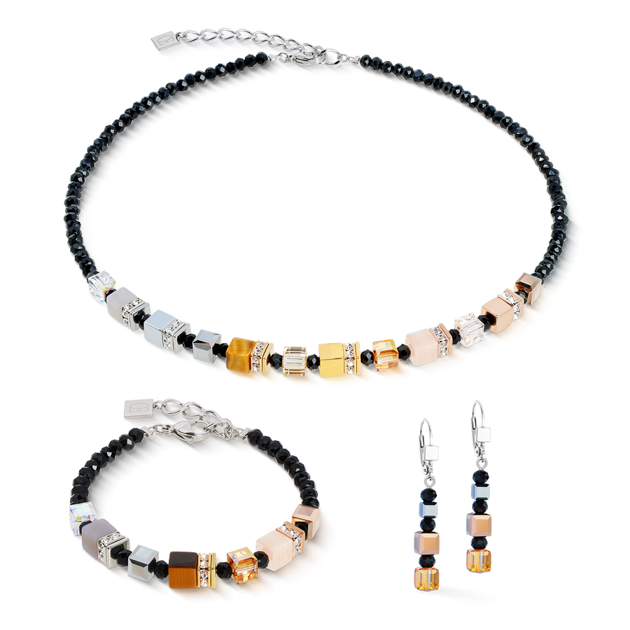 GeoCUBE® Precious Nature necklace tricolour