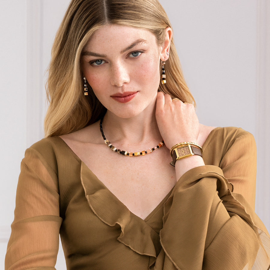 GeoCUBE® Precious Nature necklace tricolour