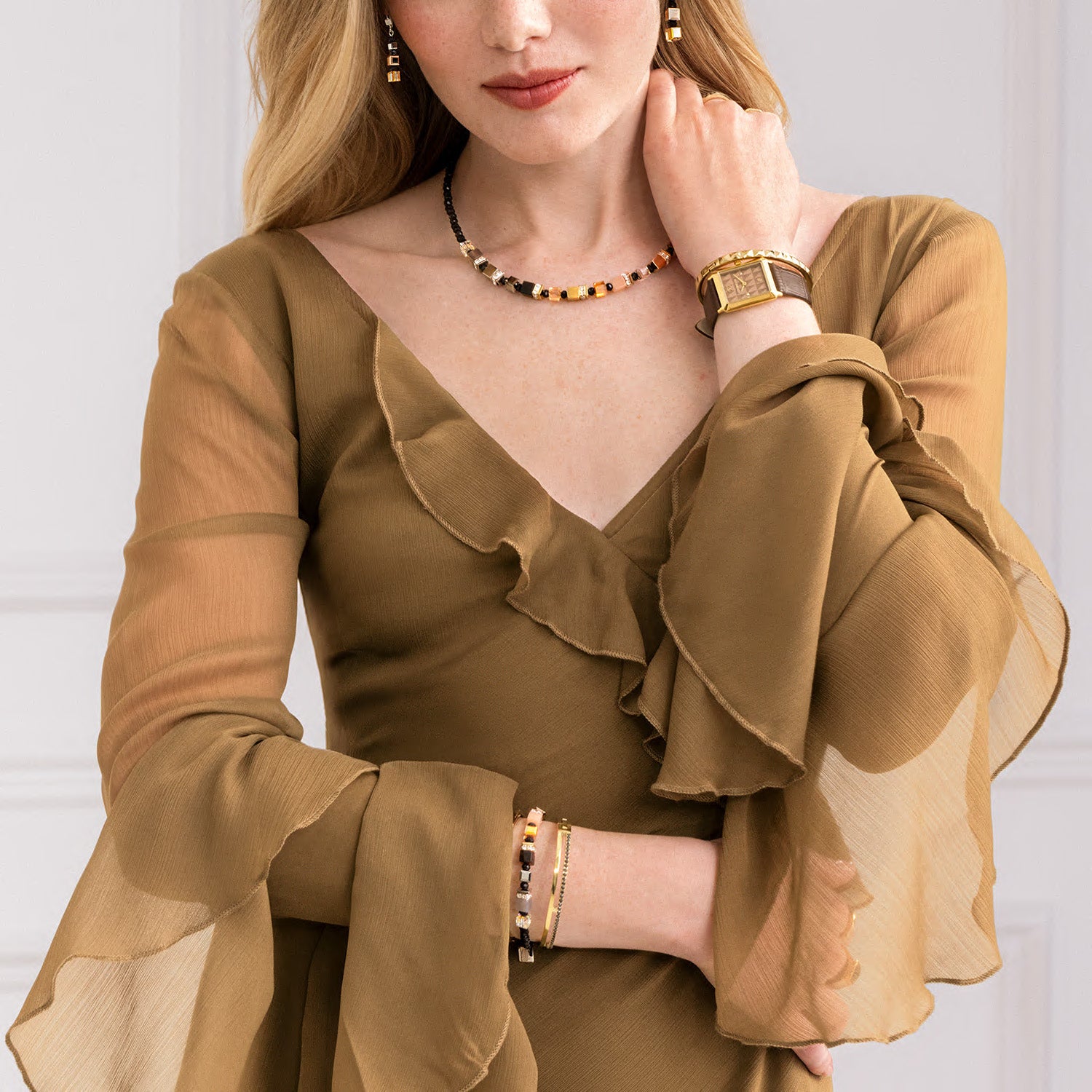 GeoCUBE® Precious Nature necklace tricolour