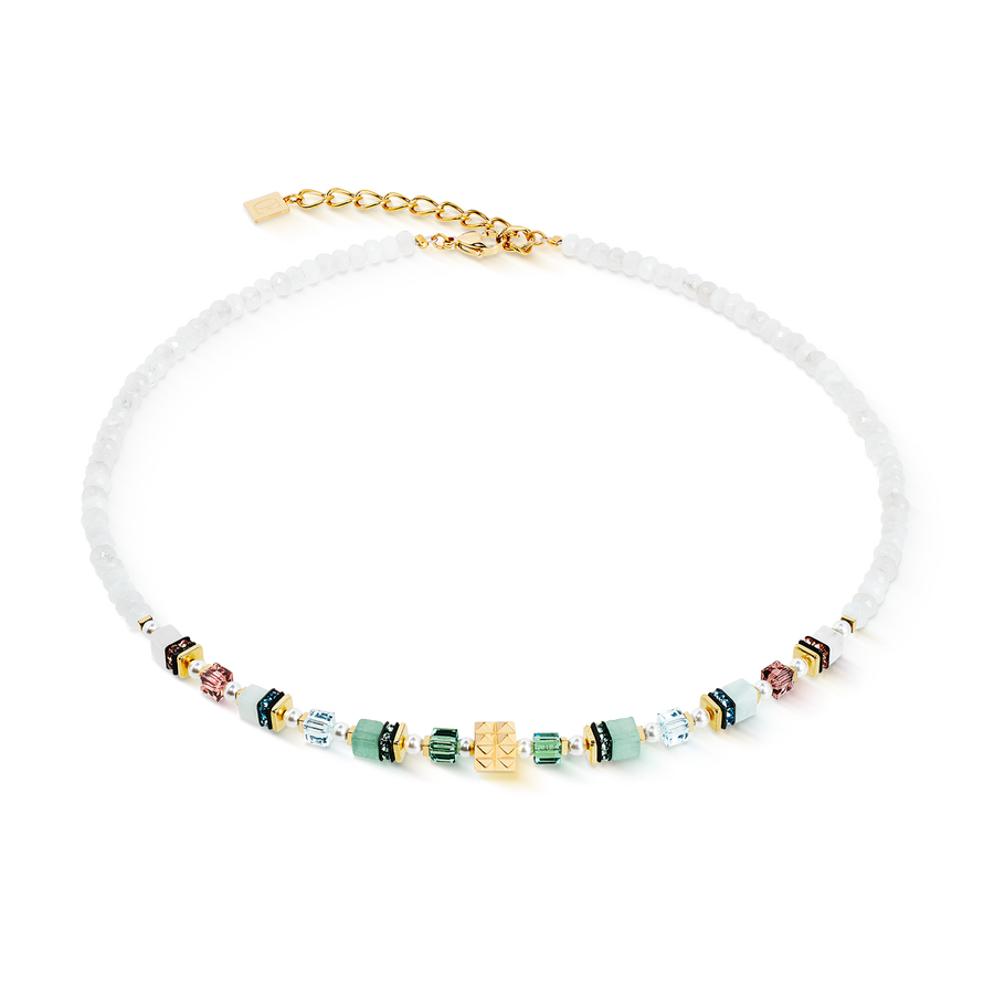 Necklace Sparkling Princess Spikes gold-Art Nouveau